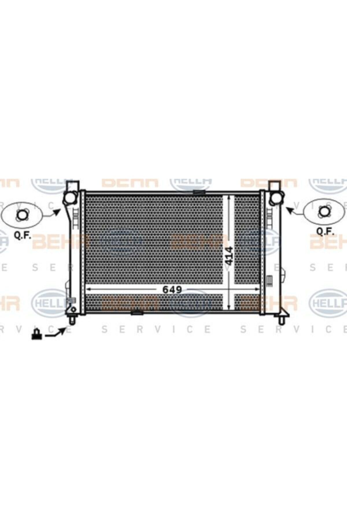 ÖZGÜÇYEDEK Motor Su Radyatoru C-class W203 0005 S203 0105