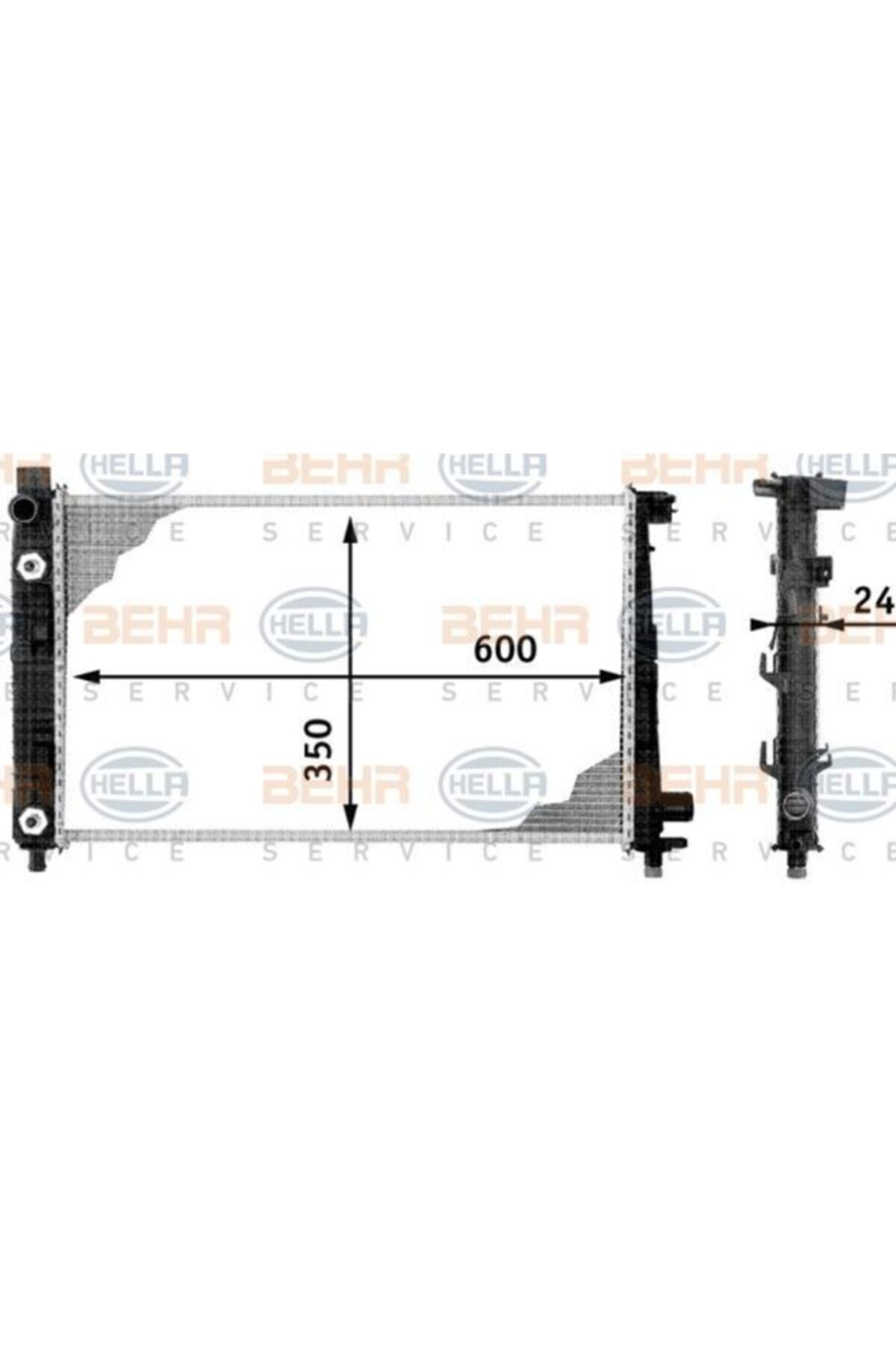 ÖZGÜÇYEDEK Motor Su Radyatoru A-class W168 9704 Vaneo 414 0205