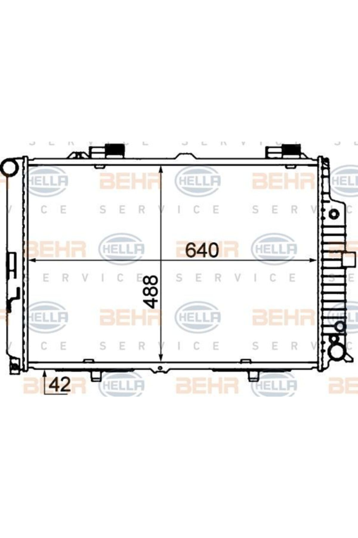ÖZGÜÇYEDEK Motor Su Radyatoru E-class W210 9699 S210 9699
