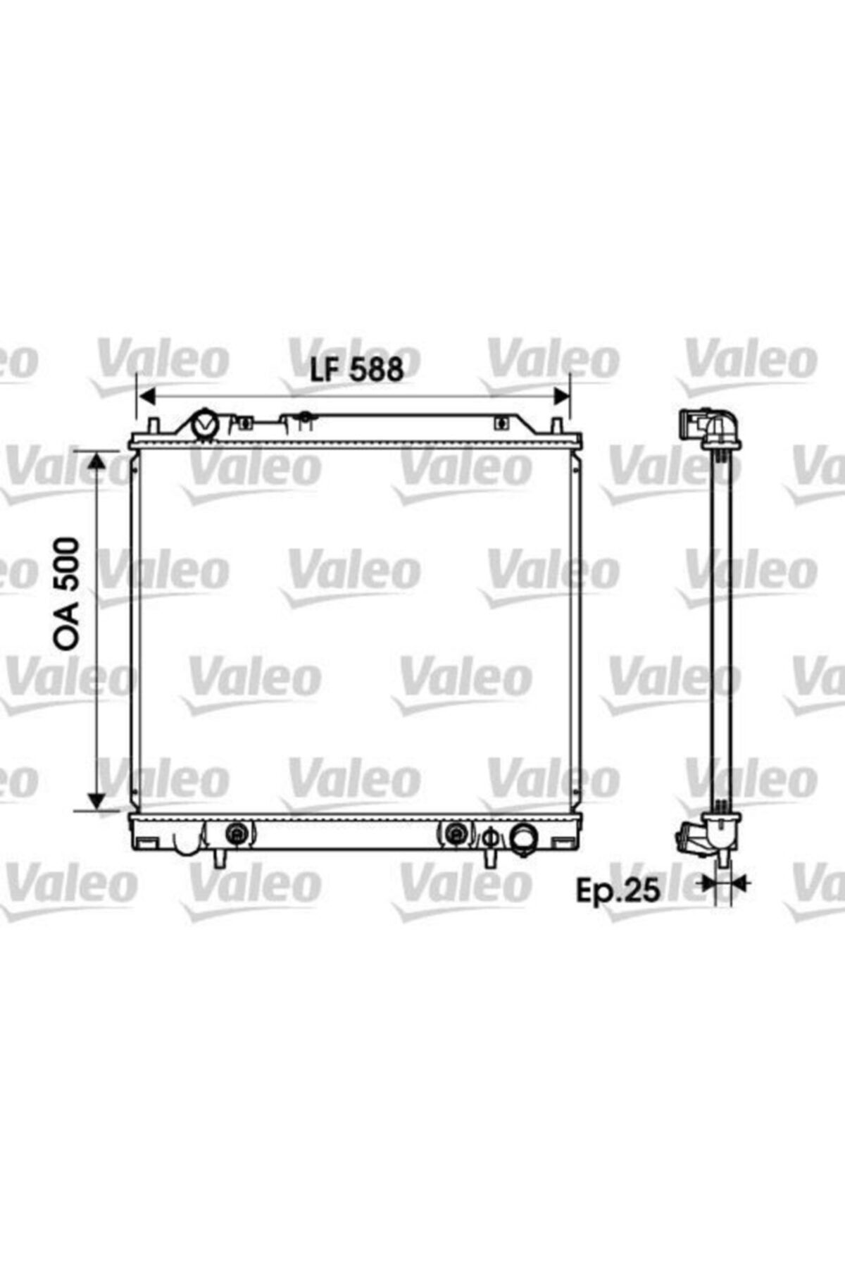 ÖZGÜÇYEDEK Motor Su Radyatoru (4d56) L400 9605 Manuel