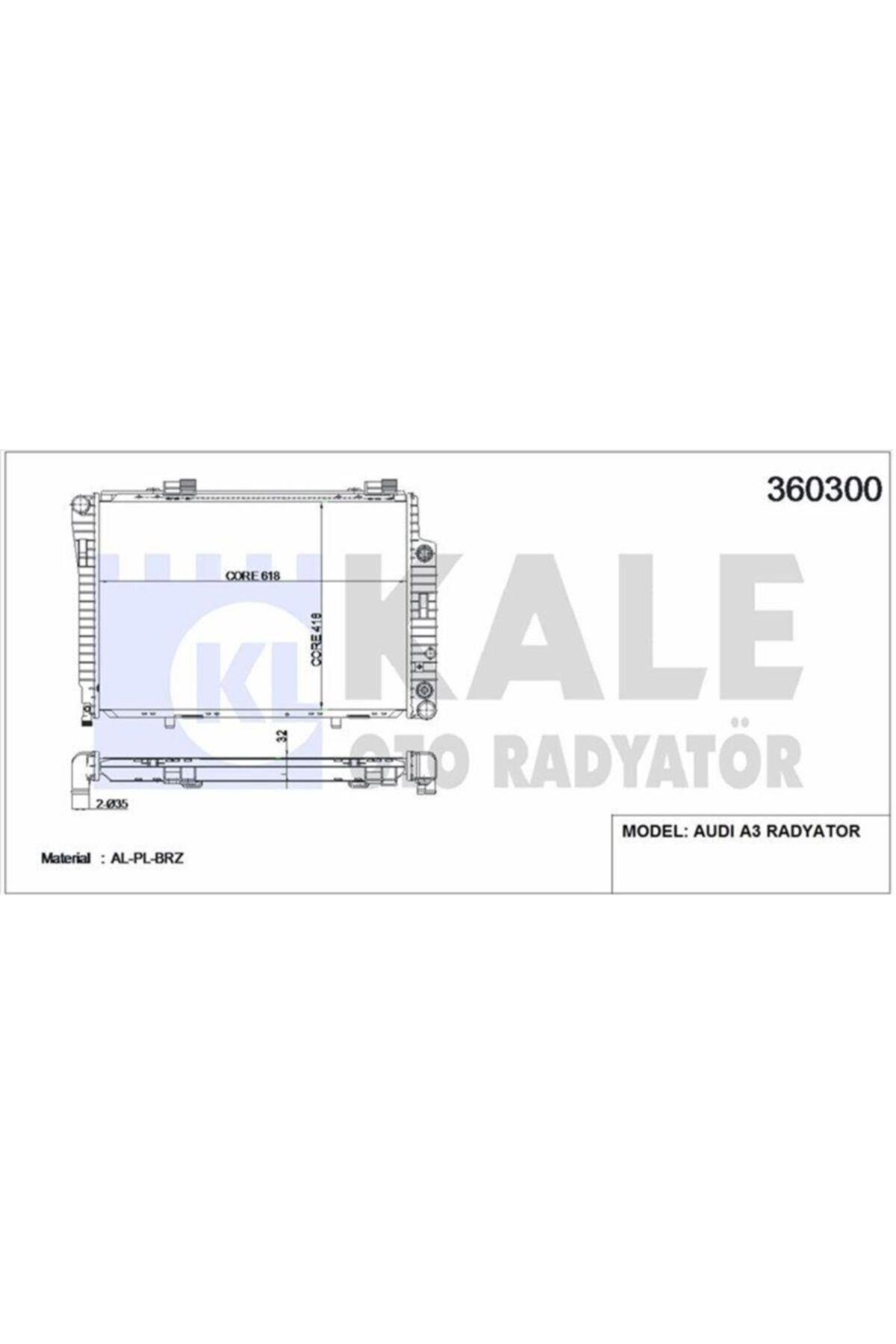 ÖZGÜÇYEDEK Motor Su Radyatoru W202 9300 S202 9601 C208 9702 R170 9600