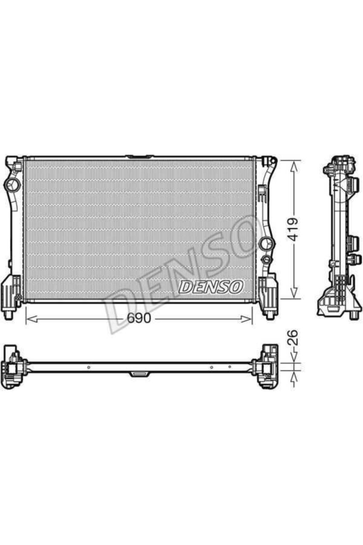 ÖZGÜÇYEDEK Motor Su Radyatoru V-class W447 14 Vıto W447 14