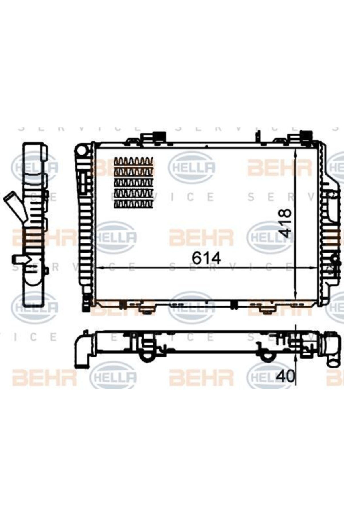 ÖZGÜÇYEDEK Motor Su Radyatoru Clk-class C208 0002 A208 0002