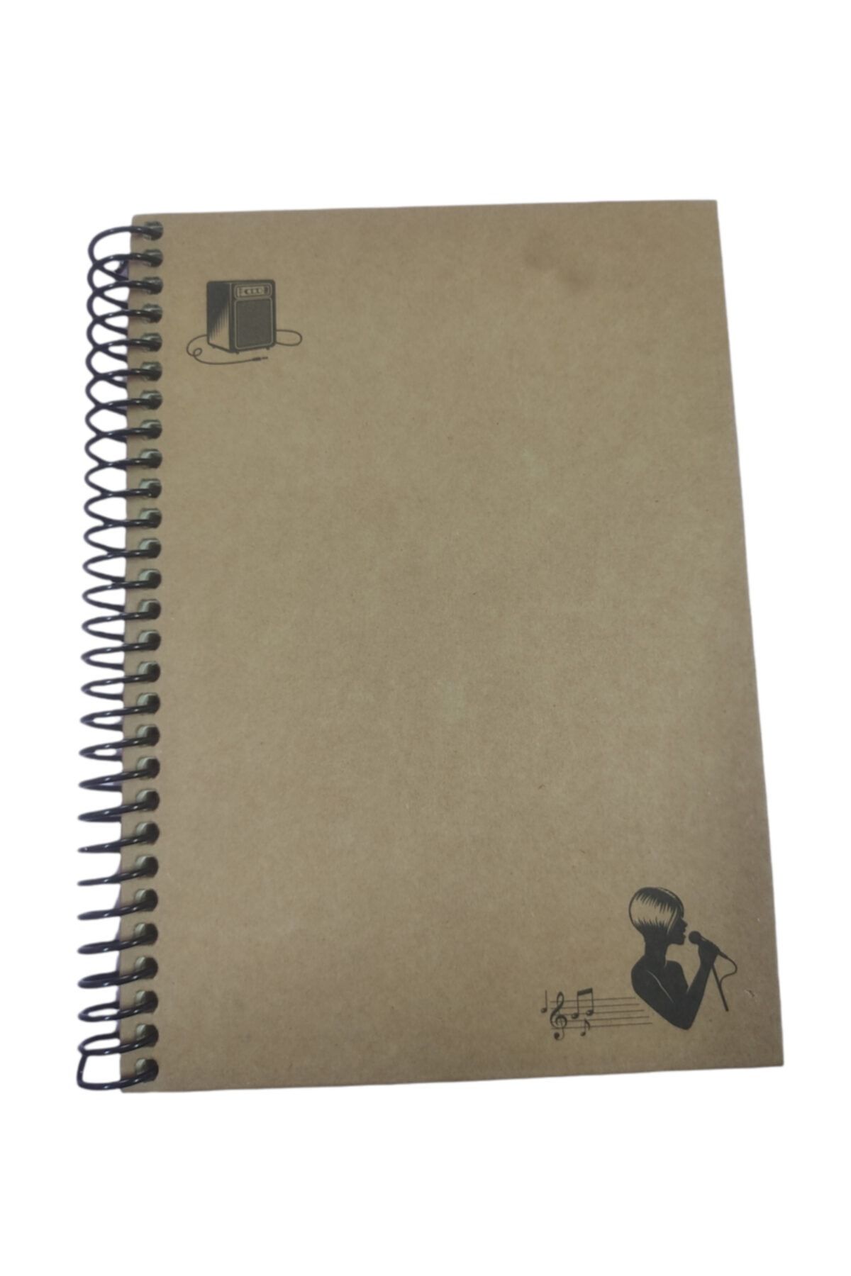 Studi 100 Yaprak Kraft Karton Kapak Spralli Defter (çizgili-kareli-çizgisiz)