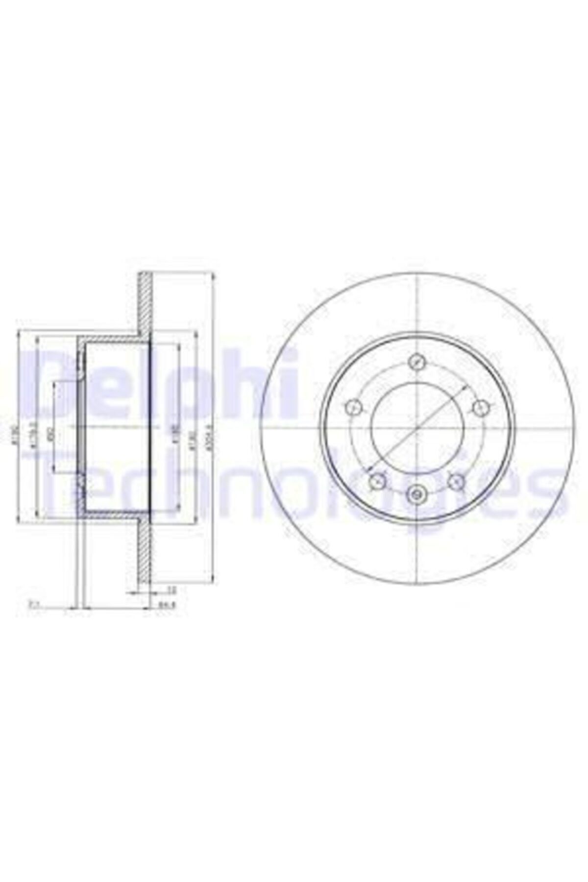 ÖZGÜÇYEDEK Arka Fren Aynası (dıskı) Master Iıı Movano 2,3dcı (305mm)