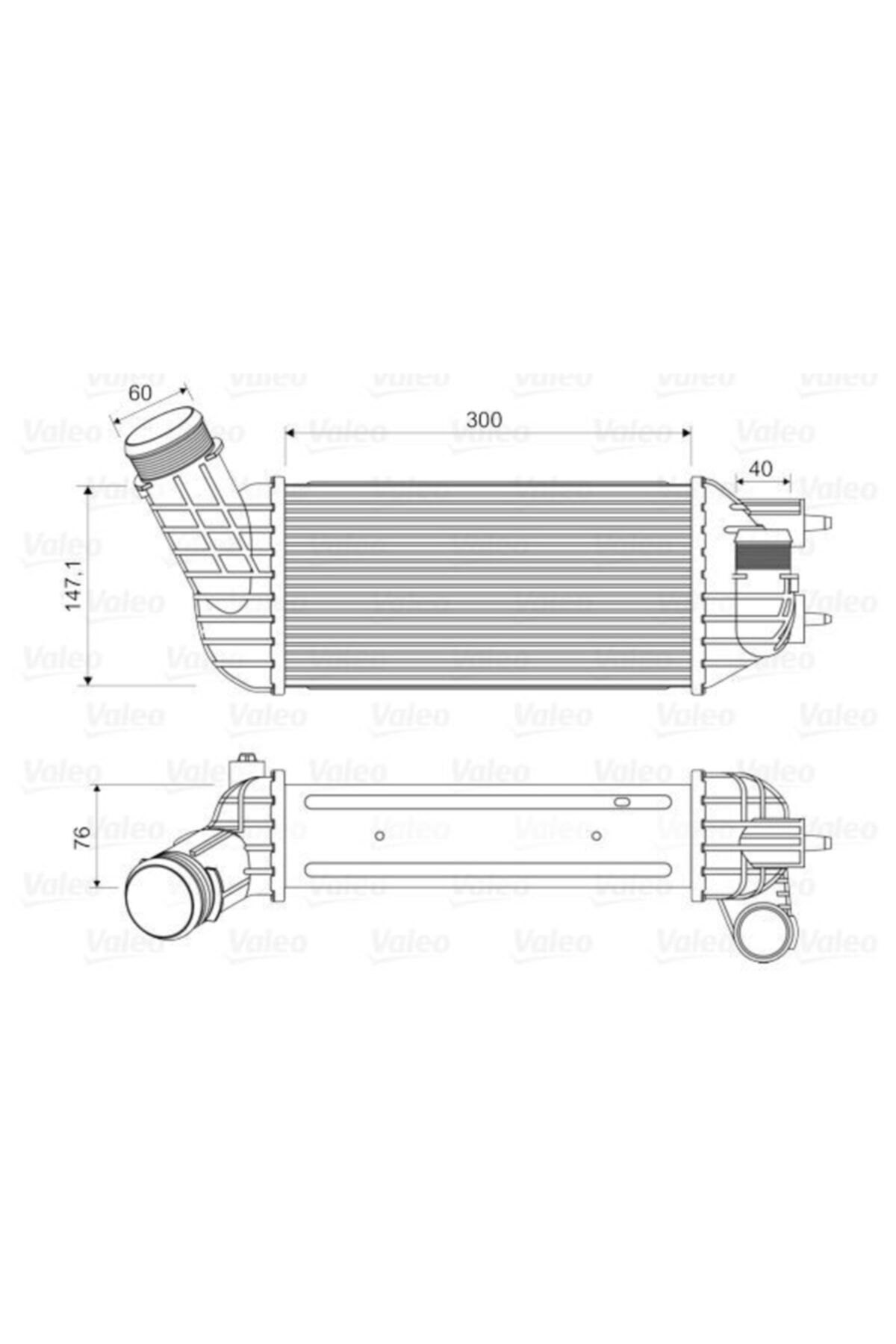 ÖZGÜÇYEDEK Turbo Intercooler Radyatoru P308 P3008 P5008 C4 Ds4 Ds5 Dw10cted4 Dw10cb Olcu: (