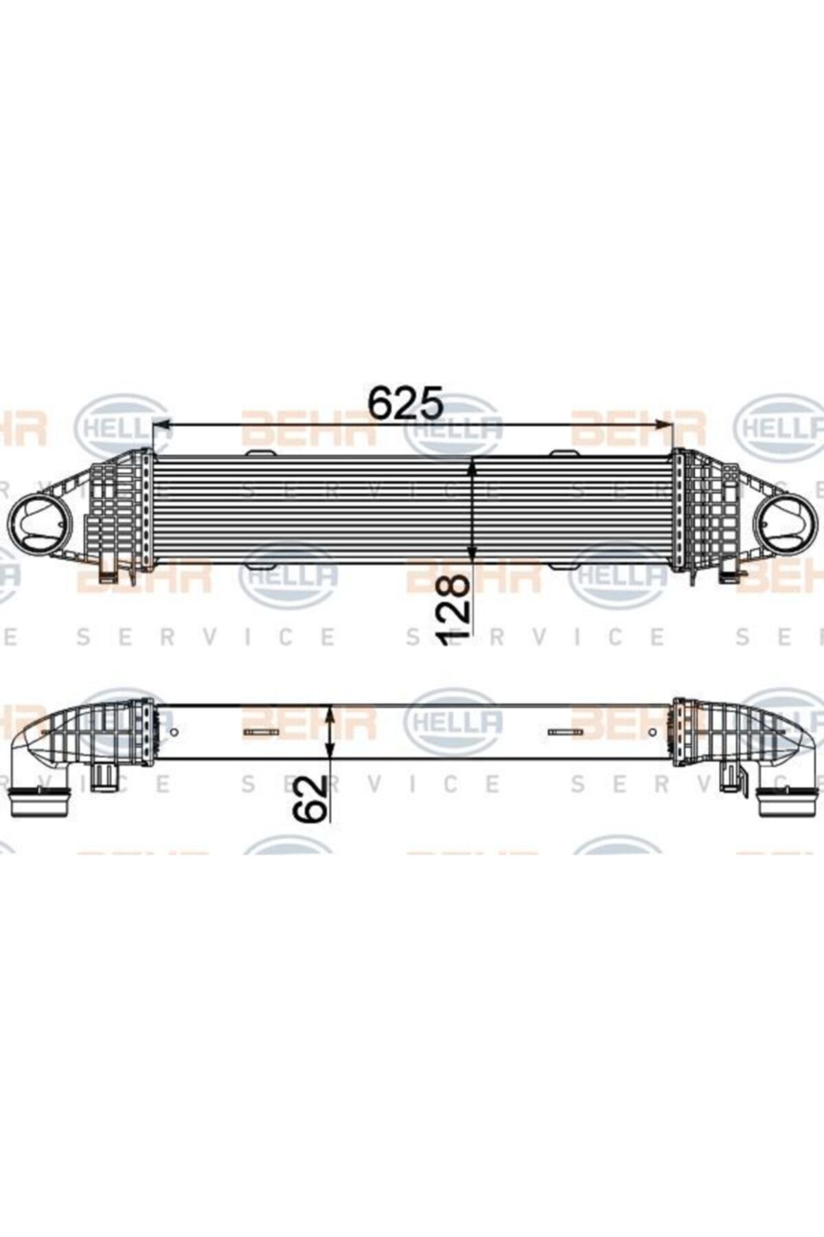 ÖZGÜÇYEDEK Turbosarj Radyatoru W204 0914 S204 0914 C204 11 W212 0915 C207 0916 R172 11