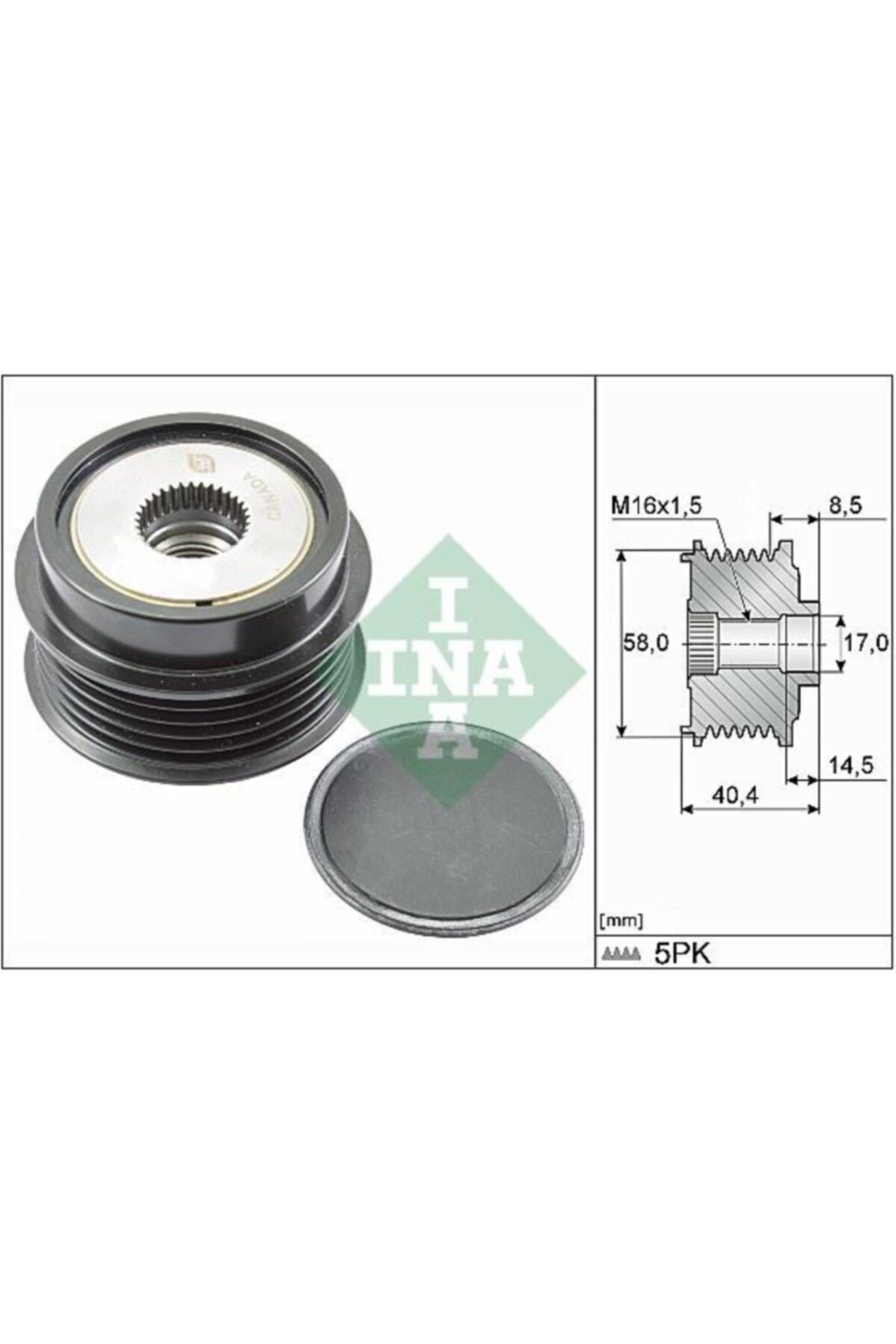 ÖZGÜÇYEDEK Alternator Rulmanı I20 1,2 2008-2015 - I10 1,2 2008