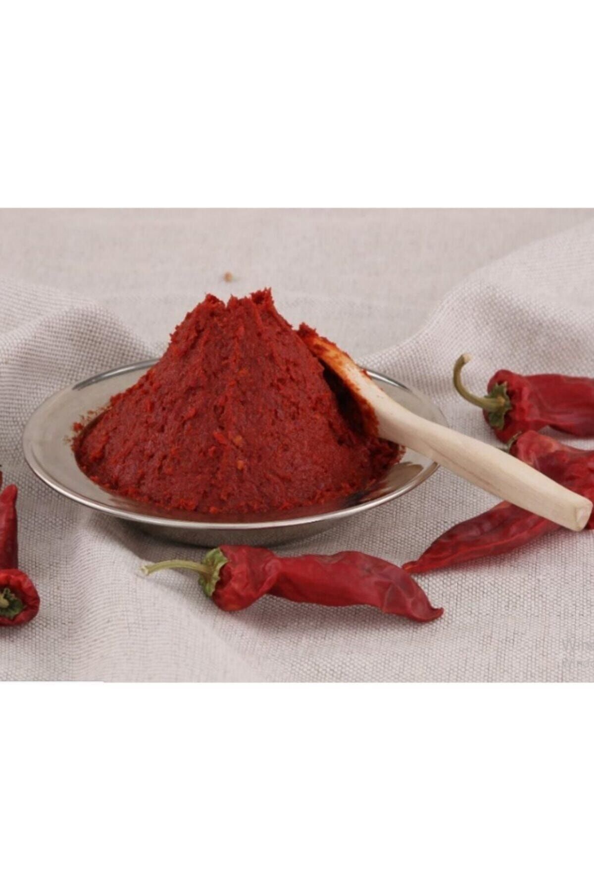 KERİM GURME Hatay'dan Organik, El Yapımı Acı Biber Salçası (GÜNEŞTE KURUTULMUŞ ACI BİBER SALÇASI) (1 KG)