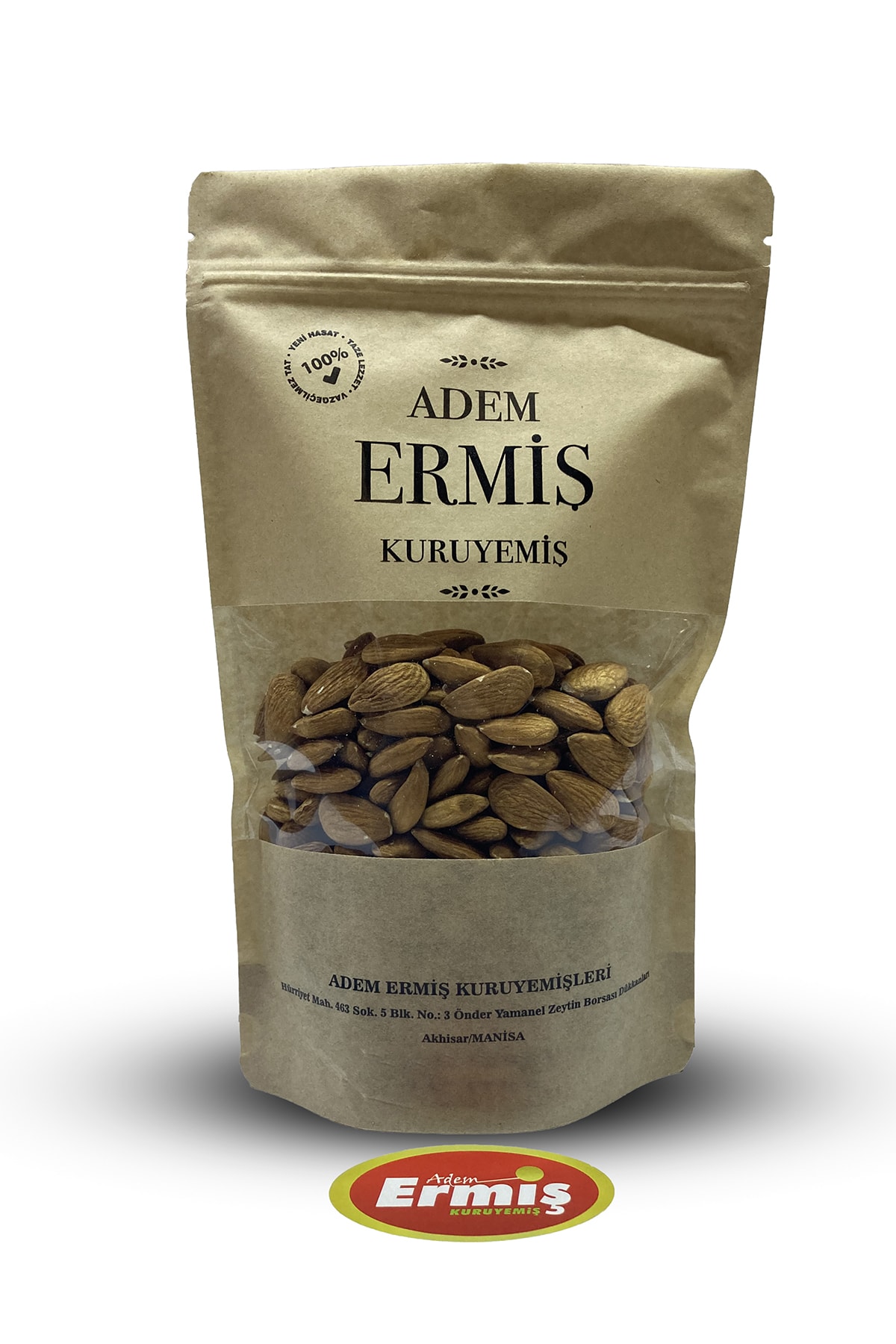 ERMİŞ KURUYEMİŞ 800 gram Çiğ Badem Içi