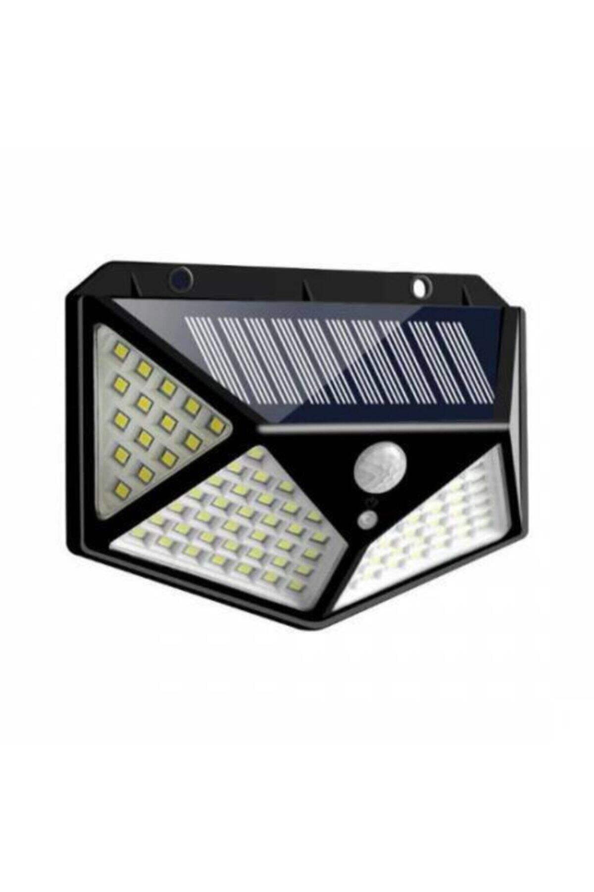 güneş enerjisi Güneş Enerjili Lamba Led Sokak Dış Ortam Solar Bahçe Aydınlatması Su Geçirmez Sensörlü (100 Led)