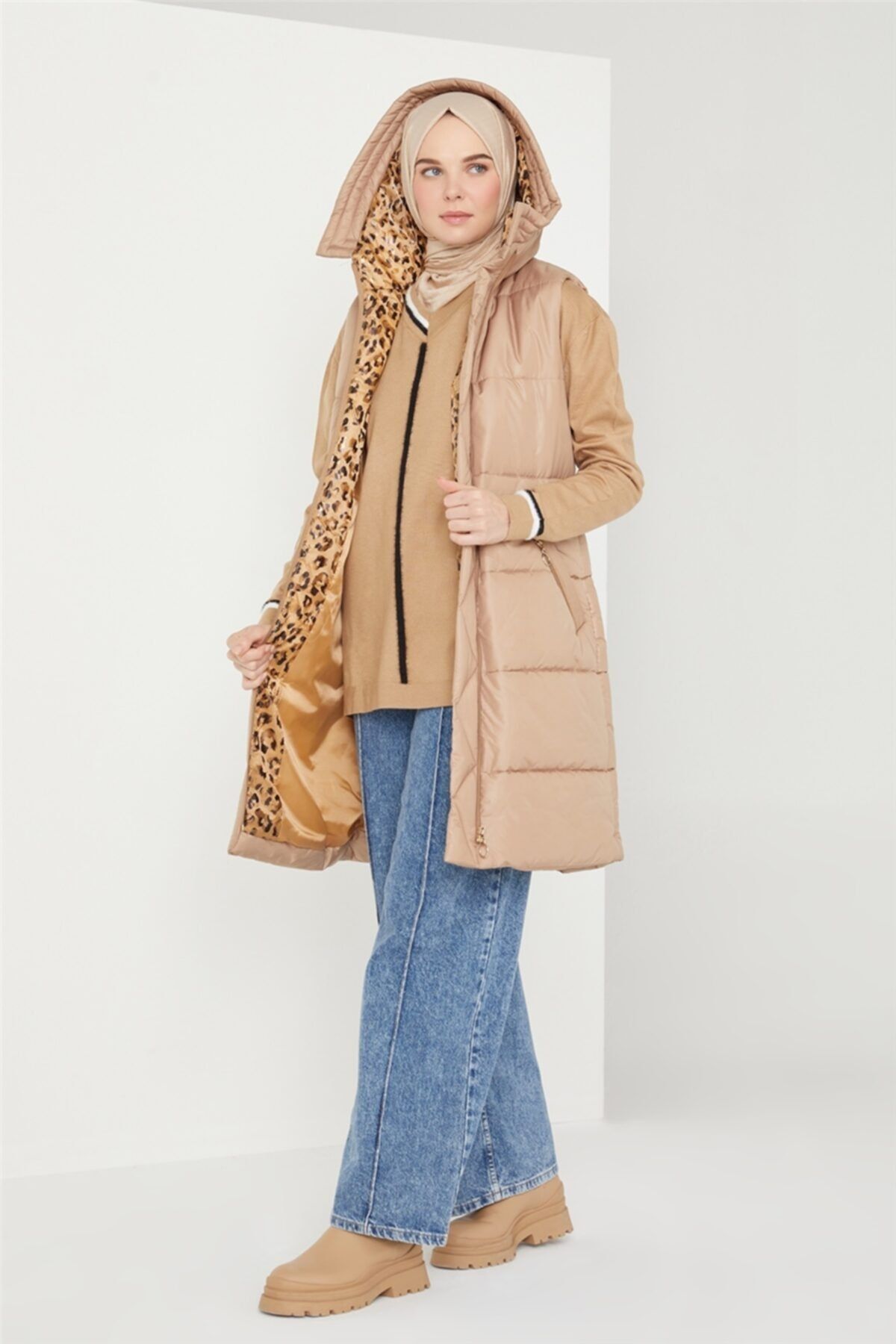 Armine Yelek 21kd2505 Camel