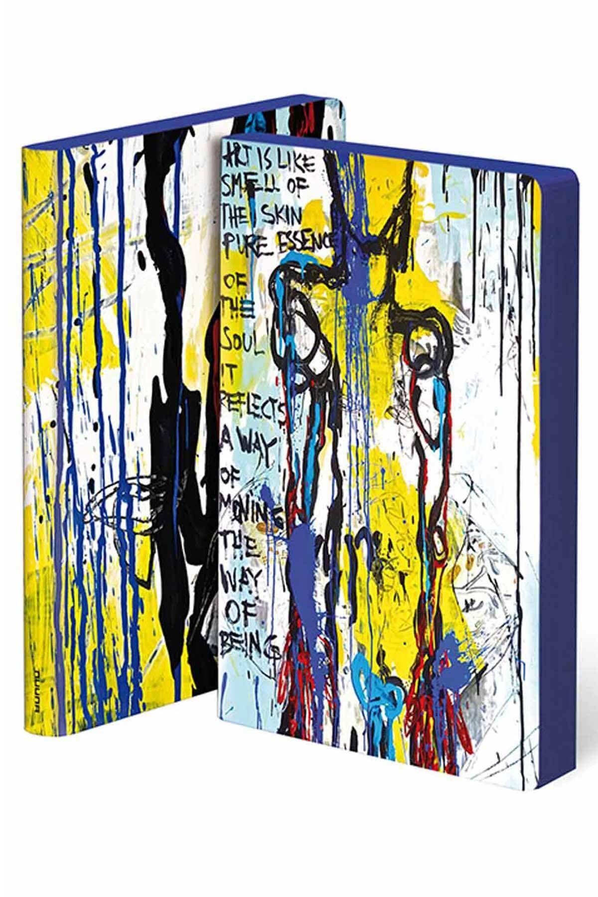 NUUNA Gri Noktalı Defter Art Is Lıke (a5 Premium Kağıt - 256 Sayfa)