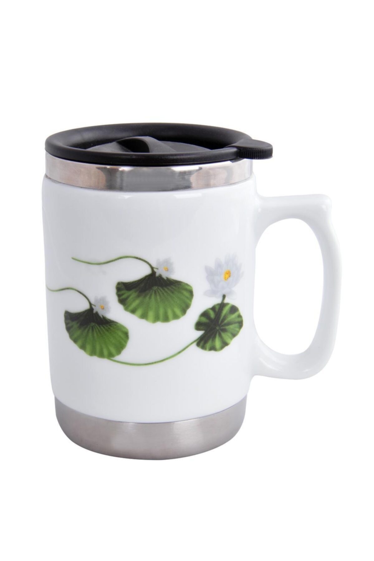 And Outdoor Andoutdoor And30hp Içi Çelik Dışı Desenli Seramik Kupa Mug