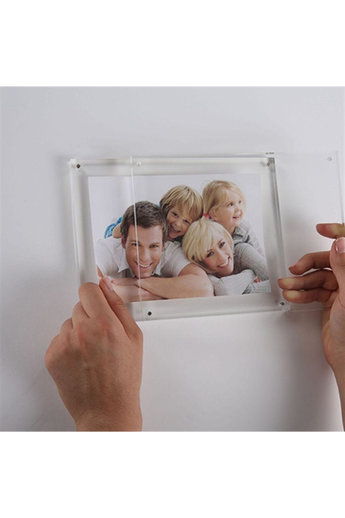 KRCDİJİTAL Fotoğraf Resim Çerçevesi Mıknatıslı Pleksi