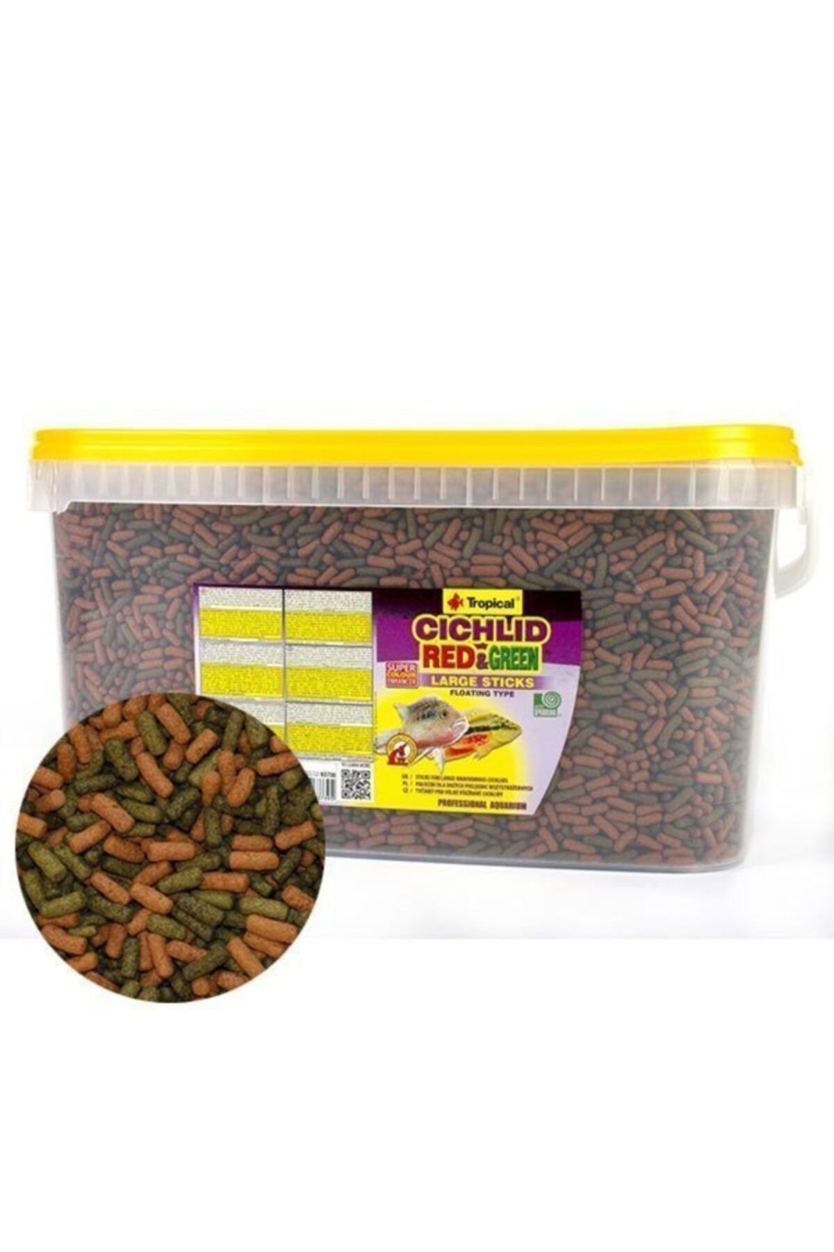 Tropical Cichlid&red Green Sticks Medium 100 Gr