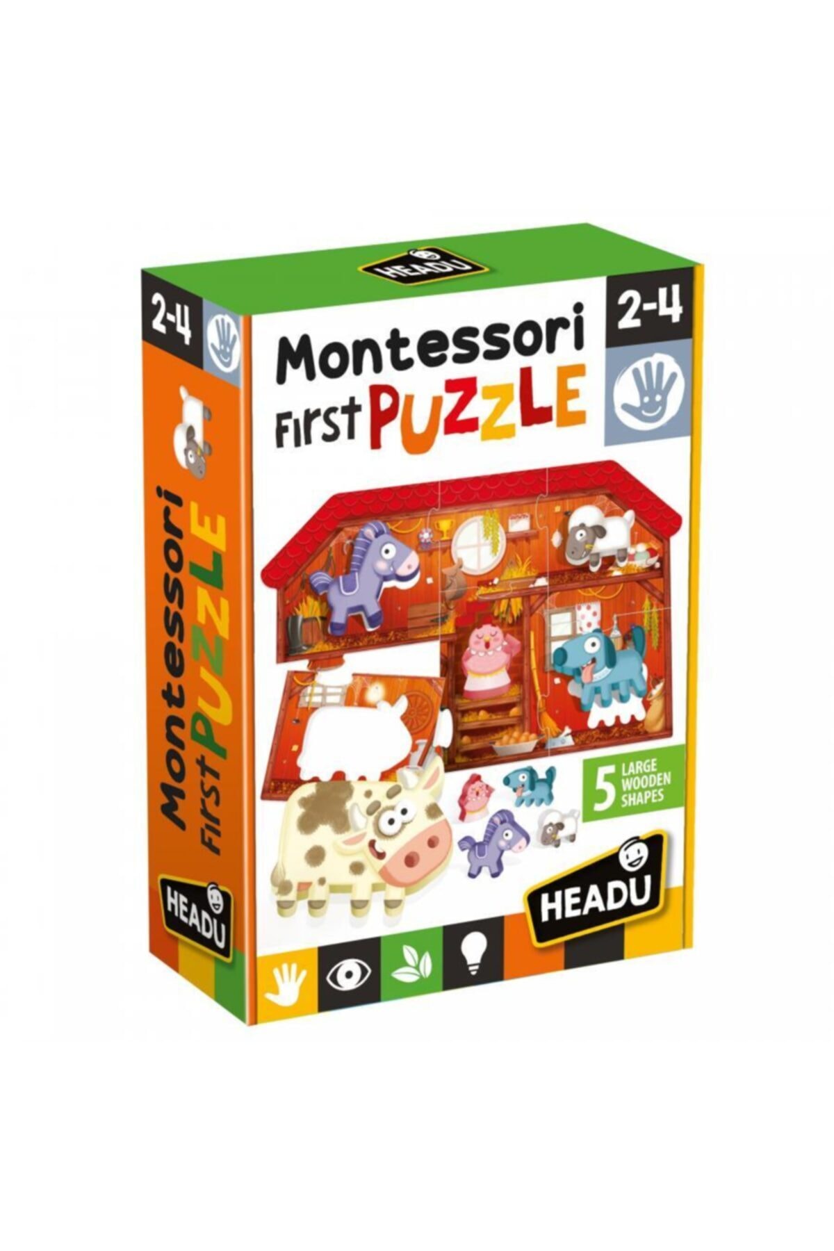 Headu Montessori First Puzzle The Farm