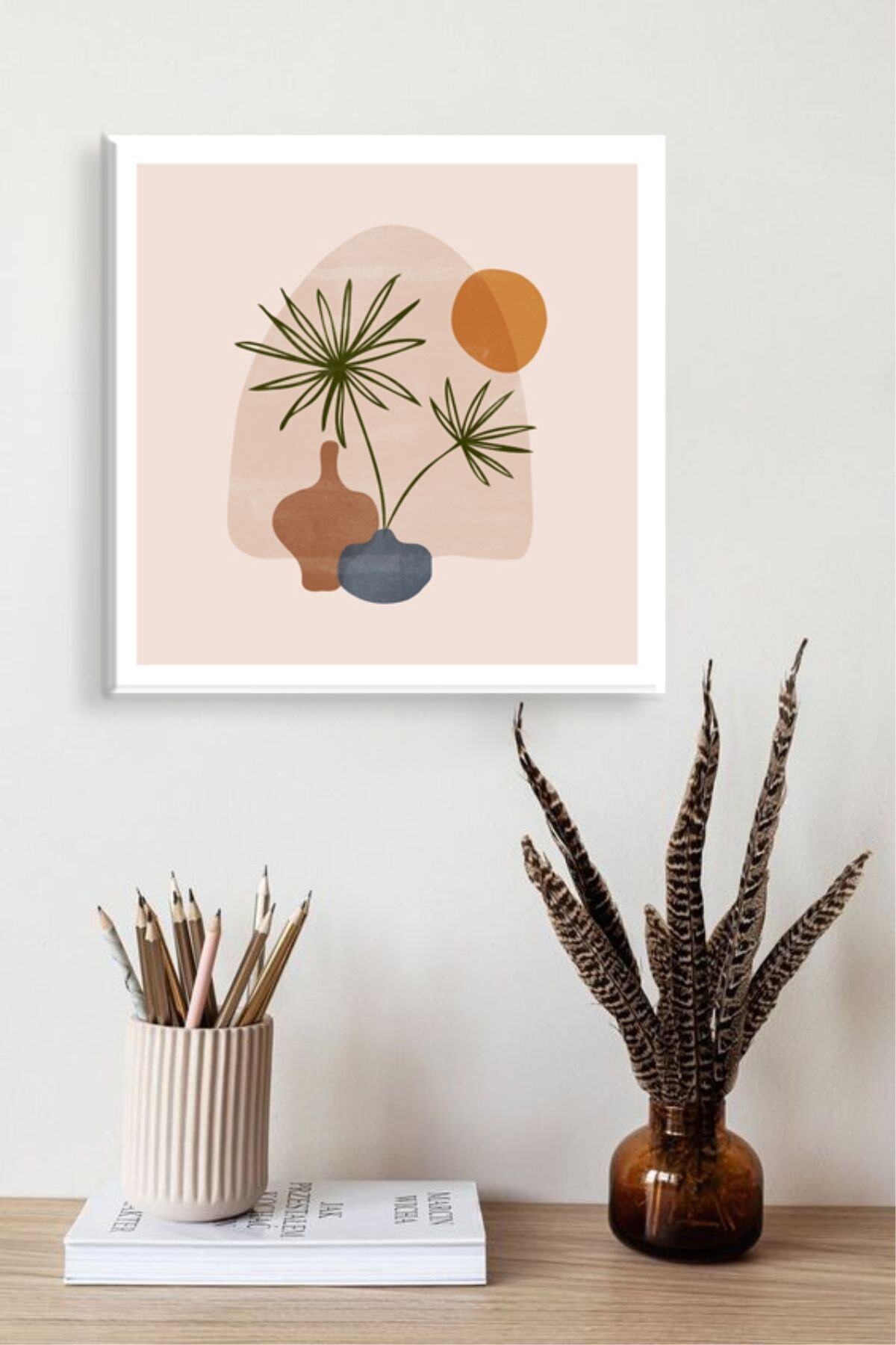 Piksel Grafik Bohemain Foreks Tablo 25x25 Cm