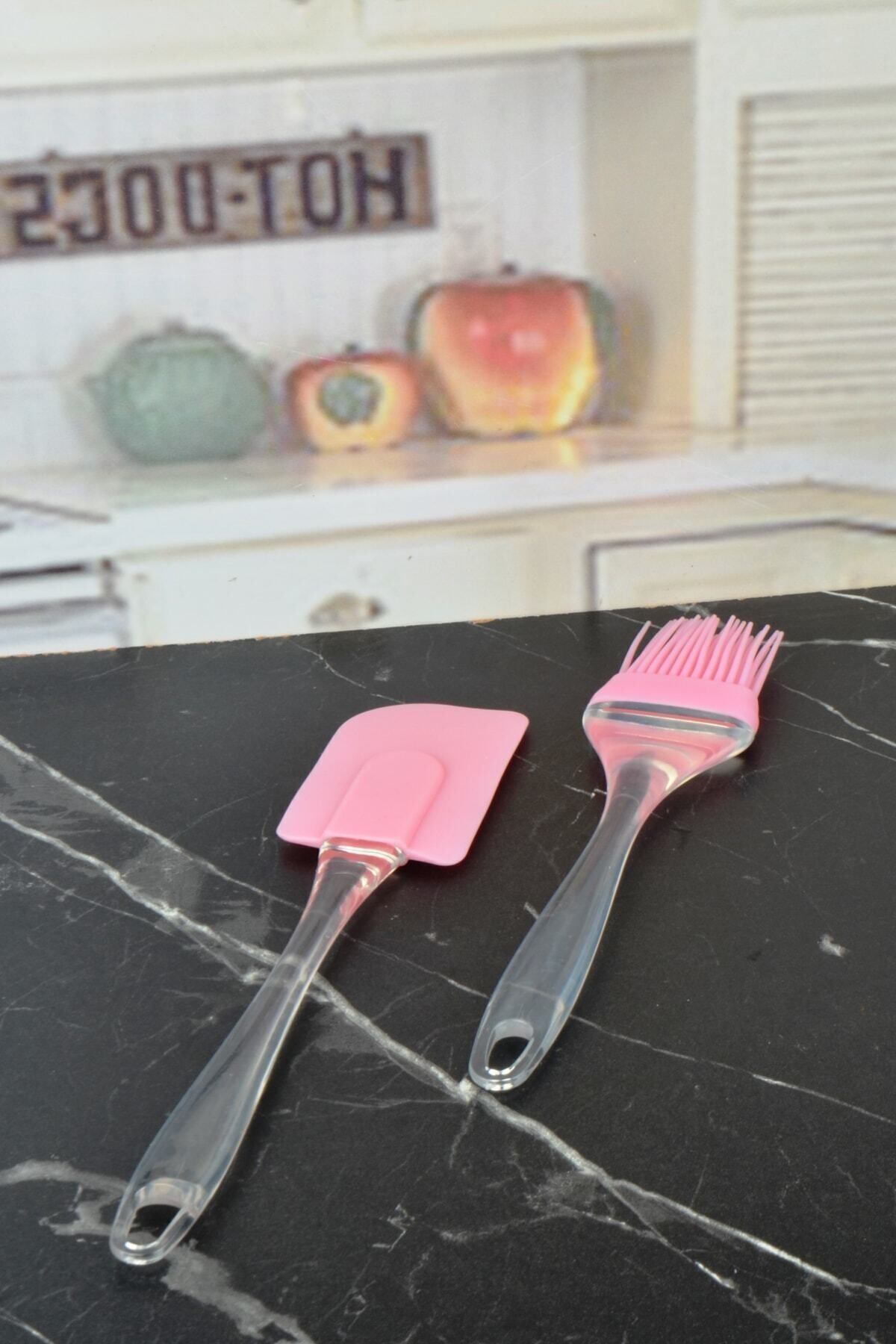 Karlı Home Slikon Yumurta Fırçası Ve Spatula 2'li Set