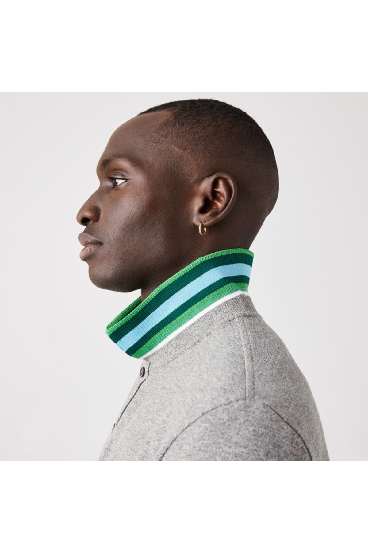 Lacoste Erkek Regular Fit Uzun Kollu Gri Polo