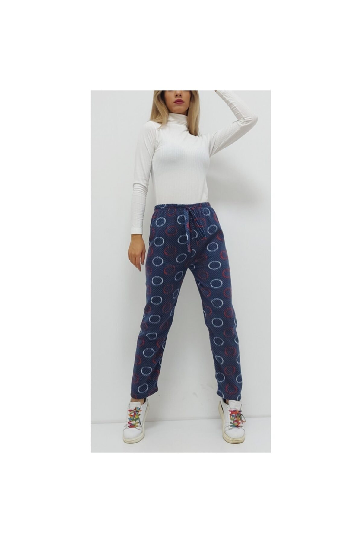 modagaleria Desenli Pijama Altı Lacivert