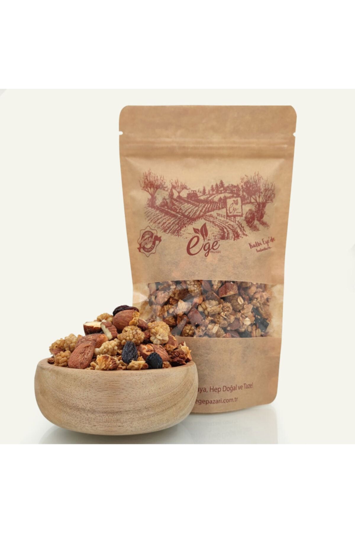 ege pazarı Granola Kuru Dut & Badem 350 gr