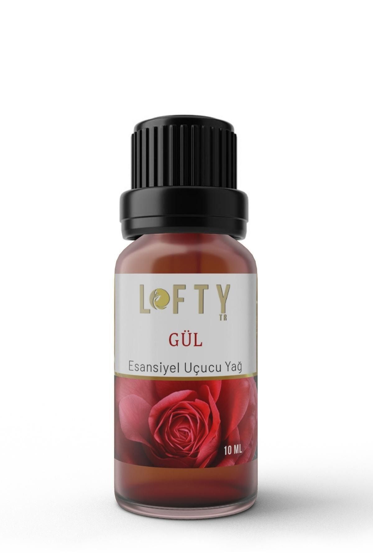 Lofty Gül Doğal Uçucu Yağ Saf Buhurdanlık Esansı Konsantre Oda Kokusu Uçucu Esans Buhur Yağı 10ml