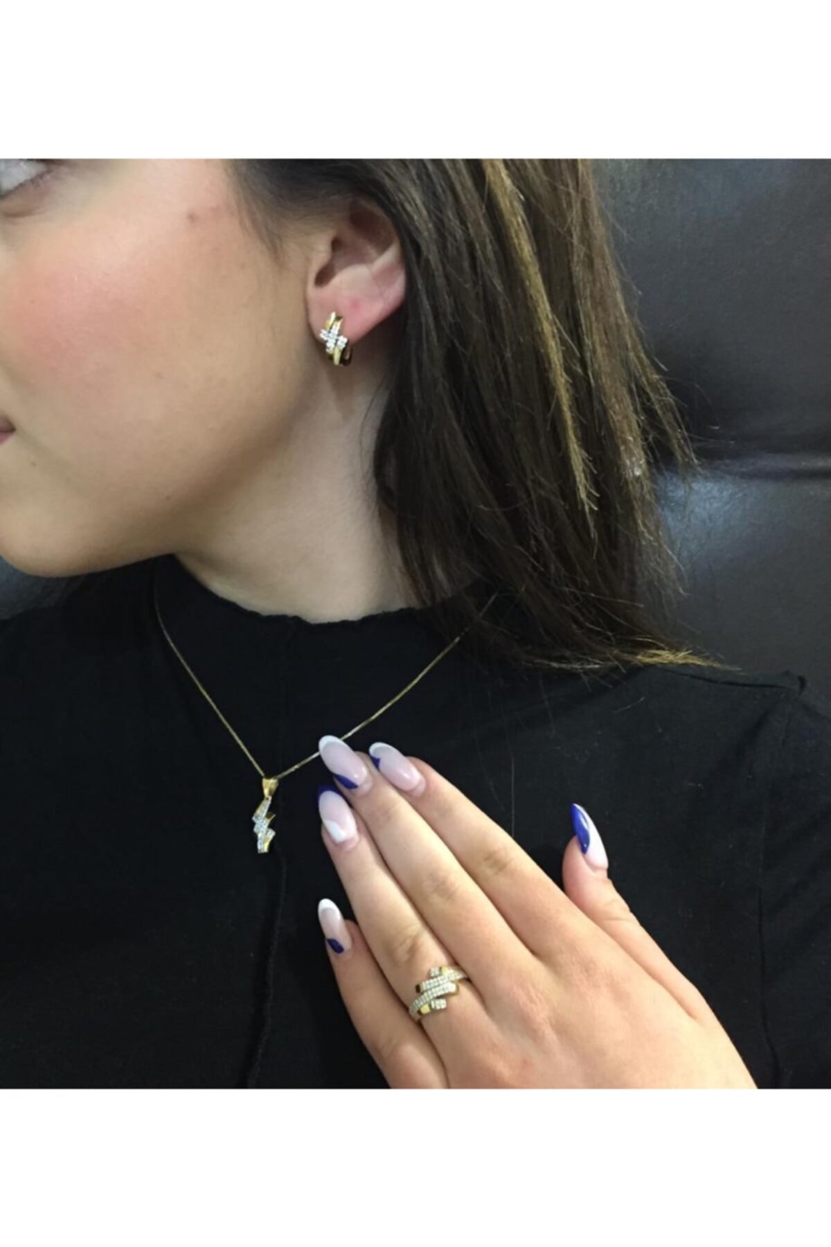 Çelikoğlu Kuyumculuk 14 Ayar Altın 3 Lü Takı Seti