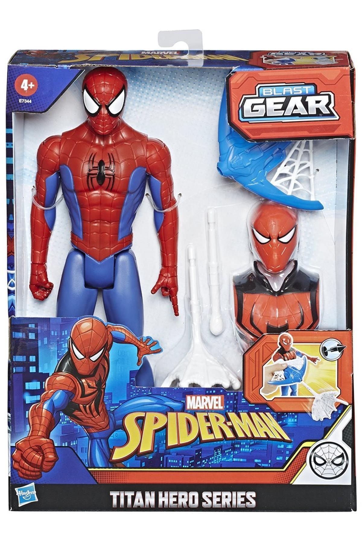 Hasbro Marka: E7344 Spider-man Titan Hero Blast Gear Figür / +4 Yaş Kategori: Oyun Hamurları