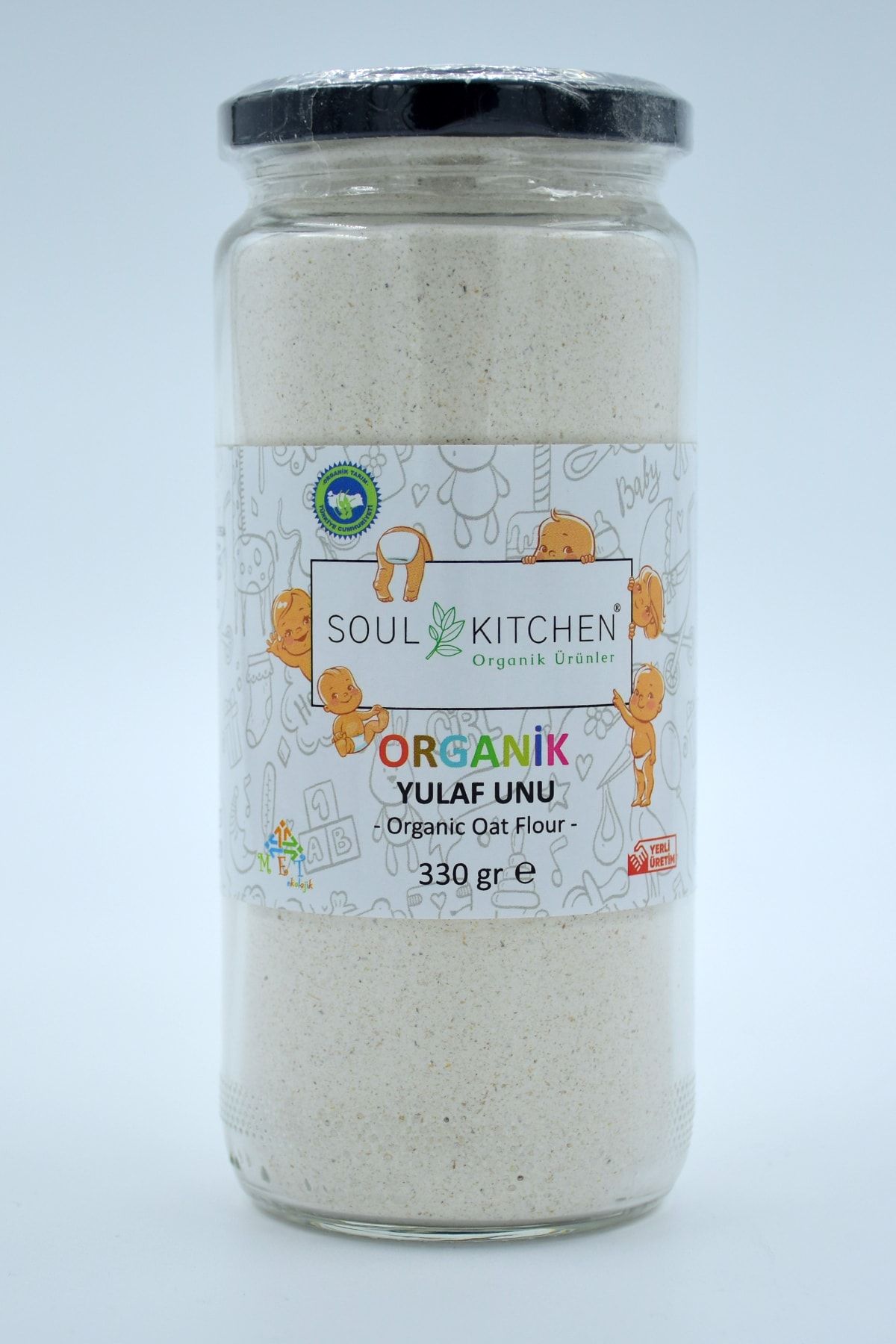 Soul Kitchen Organik Ürünler Organik Bebek Yulaf Unu 330gr