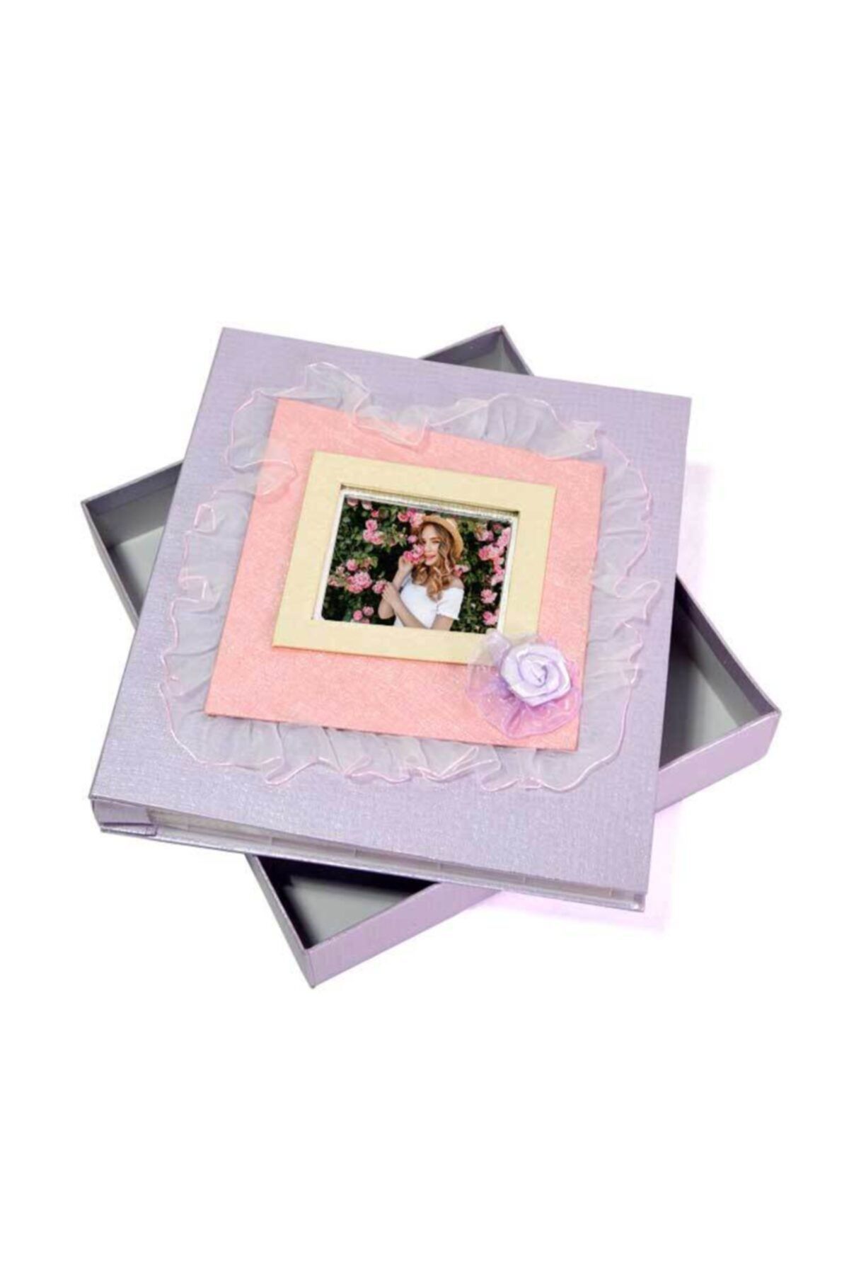 Nobbystar 120'lik 10x15 Kutulu Lila Fotoğraf Albümü
