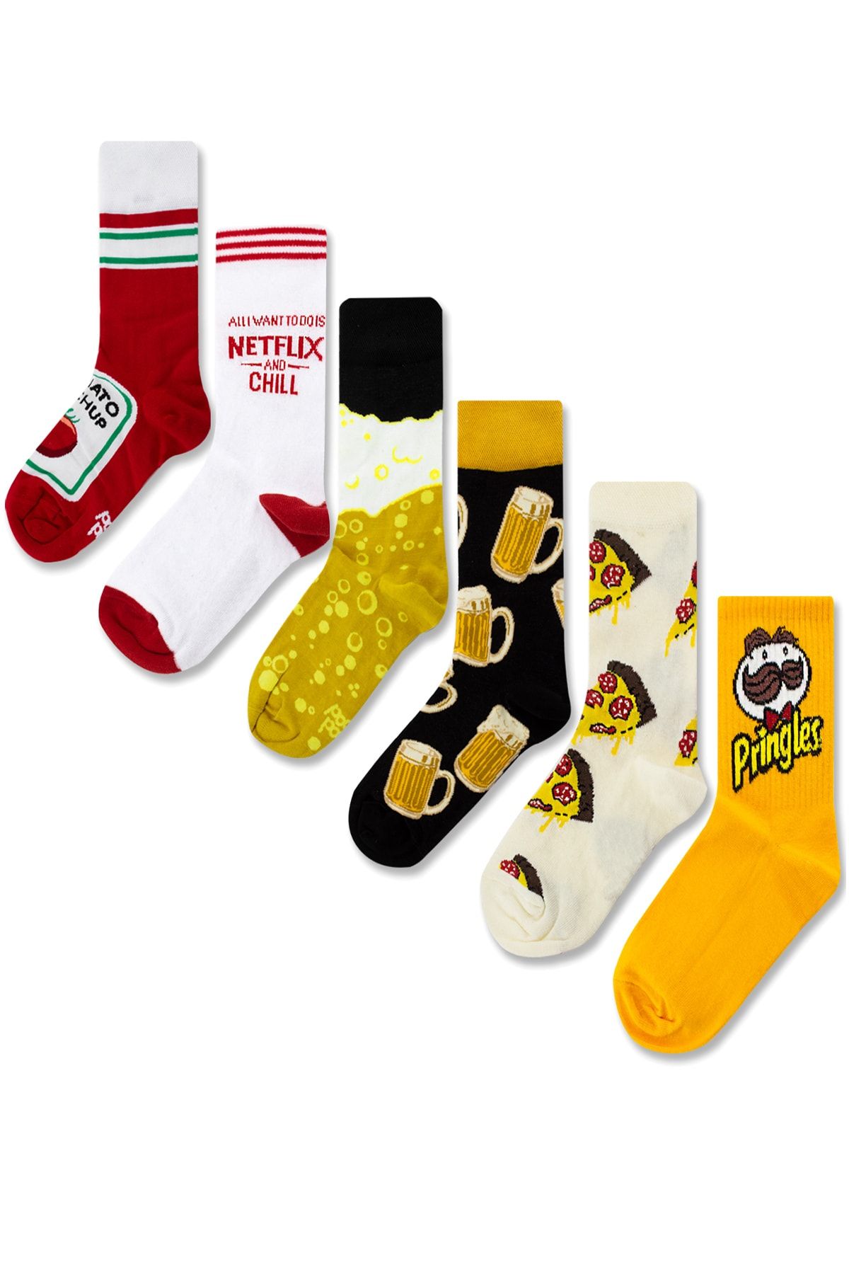 Socksarmy Netflix And Chill Desenli 6 'lı Çorap Seti