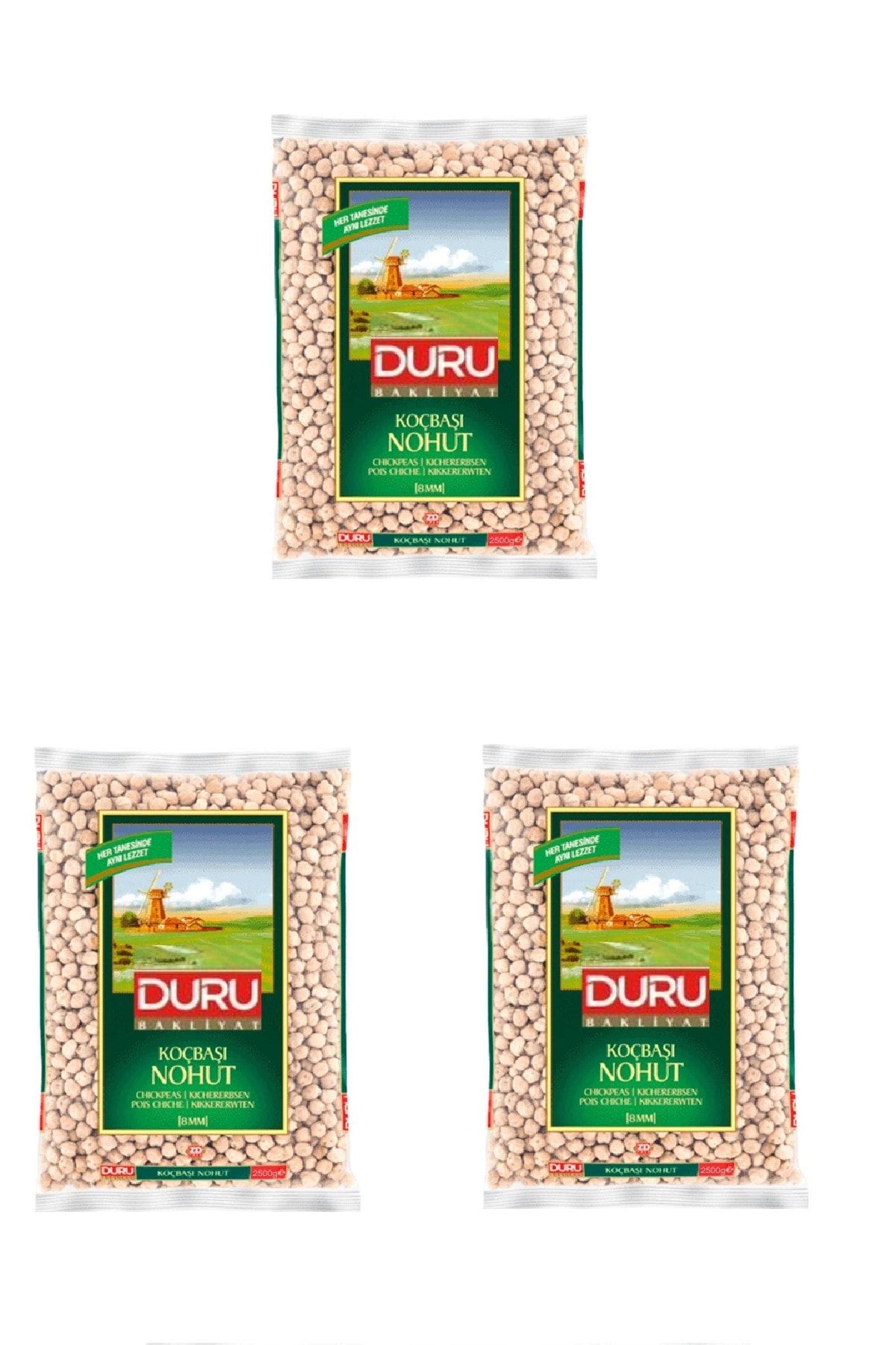 Duru Koçbaşı Nohut 8mm 2,5 Kg X 3