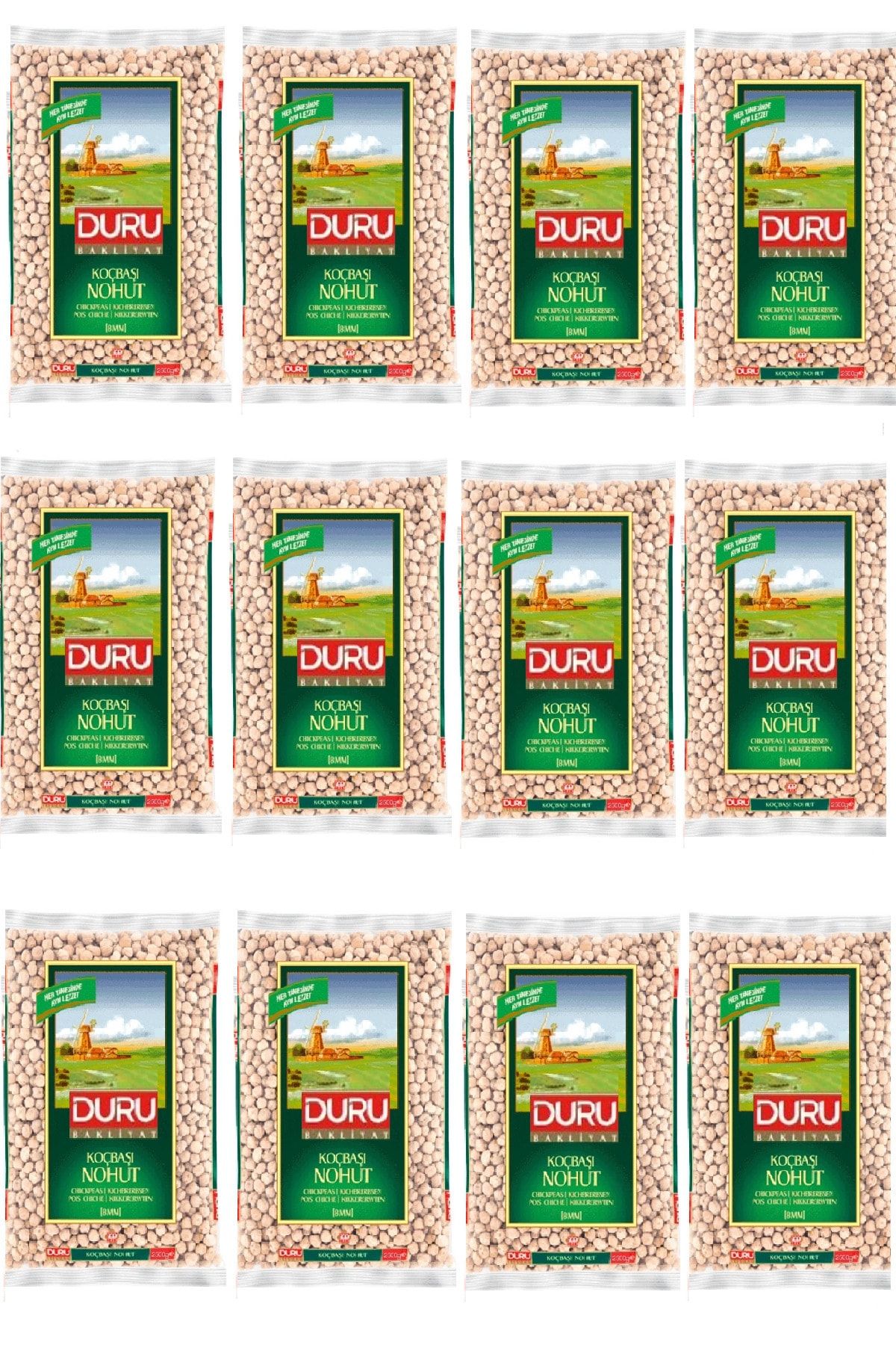 Duru Koçbaşı Nohut 8mm 2,5 Kg X 12