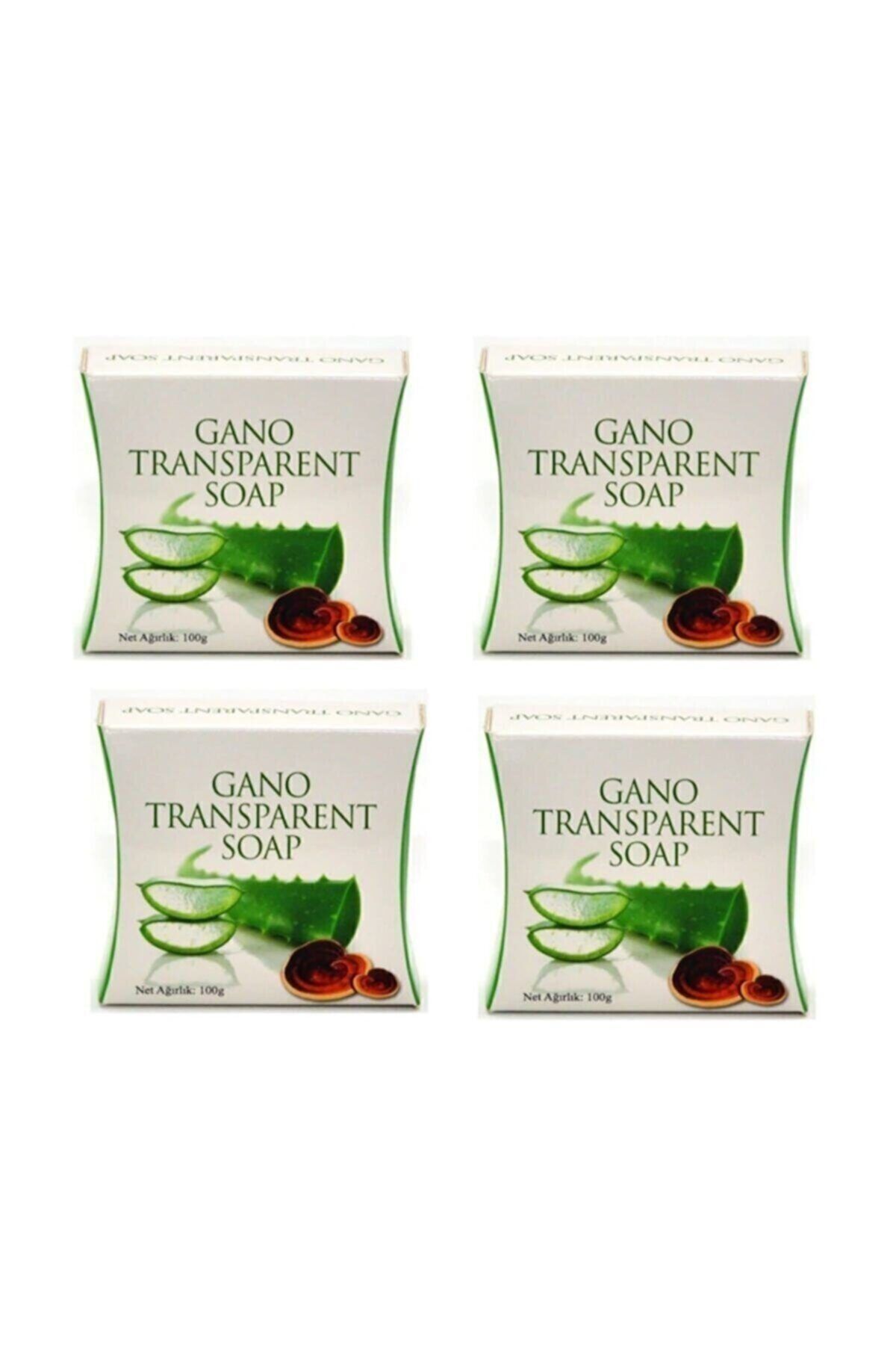 Gano Soap Transparent Soap Derma Mantarlı Şeffaf Sabun 100 Gr X4 Adet 295