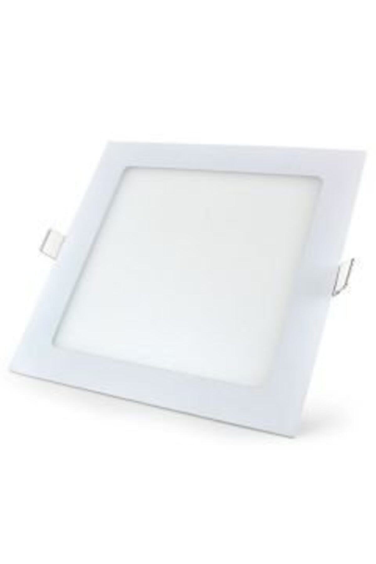 DEKOLED 6w Led Slım Panel Spot Kare 4500k Beyaz Işık Delik Çapı 9x9cm