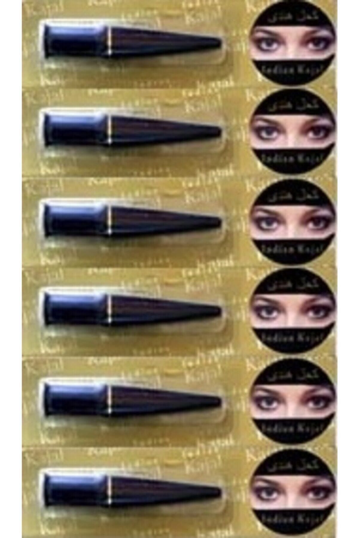 Mardinal Kajal Siyah Eyeliner Hakiki Göz Sürmesi 6 Lı Set