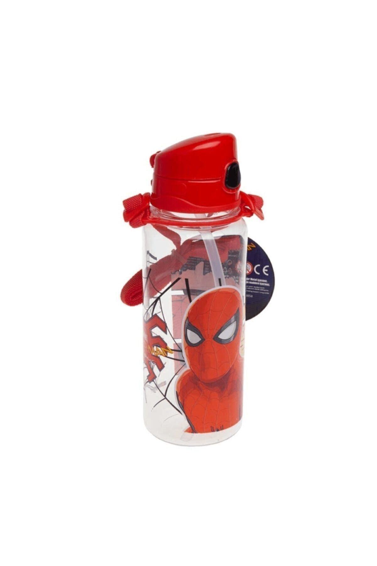 Muhcu Home Çocuk Spiderman Pipetli Matara
