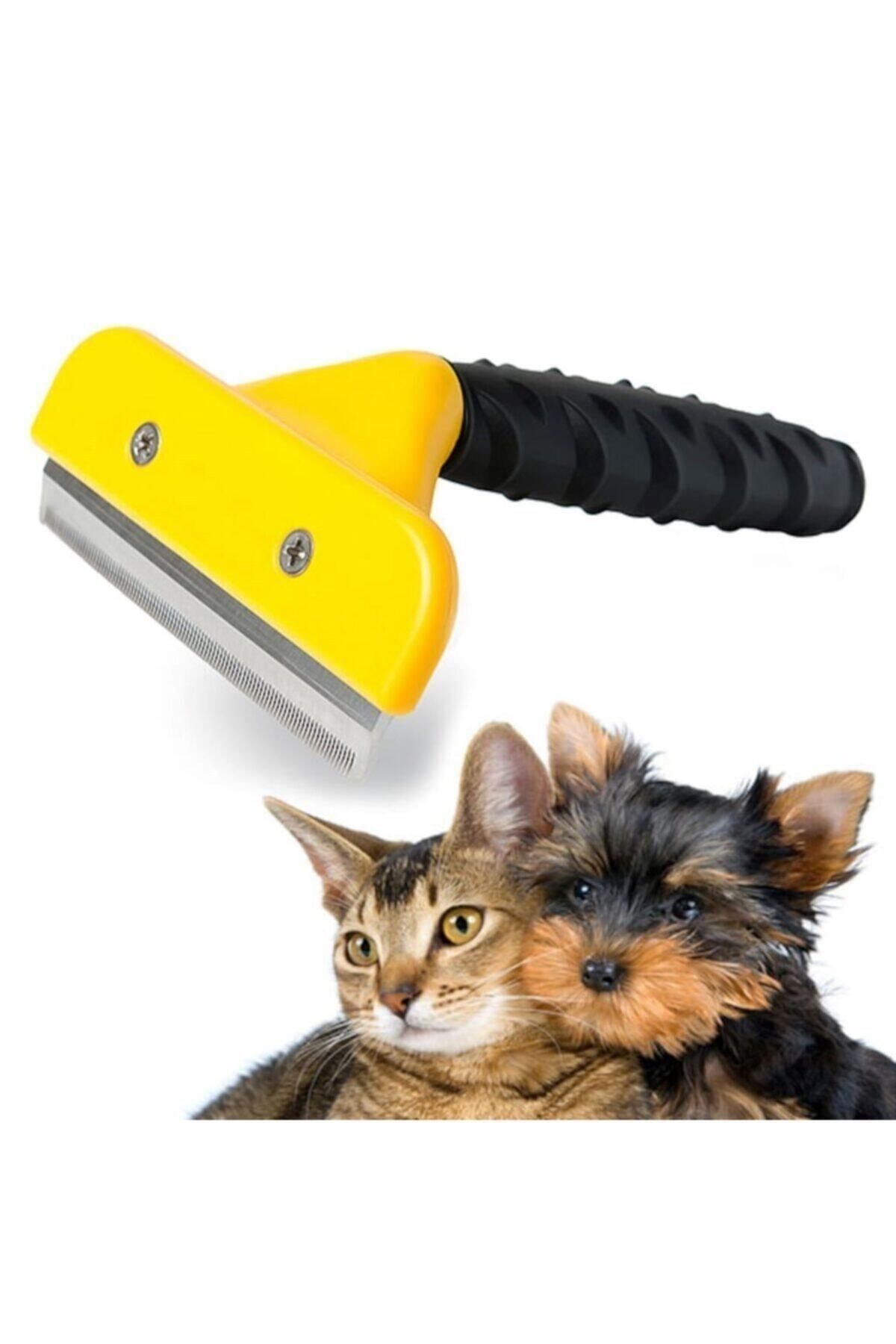 star global Furminator Büyük Boy Tüy Alıcı Kedi Köpek Tarak Temizleme 10 Cm