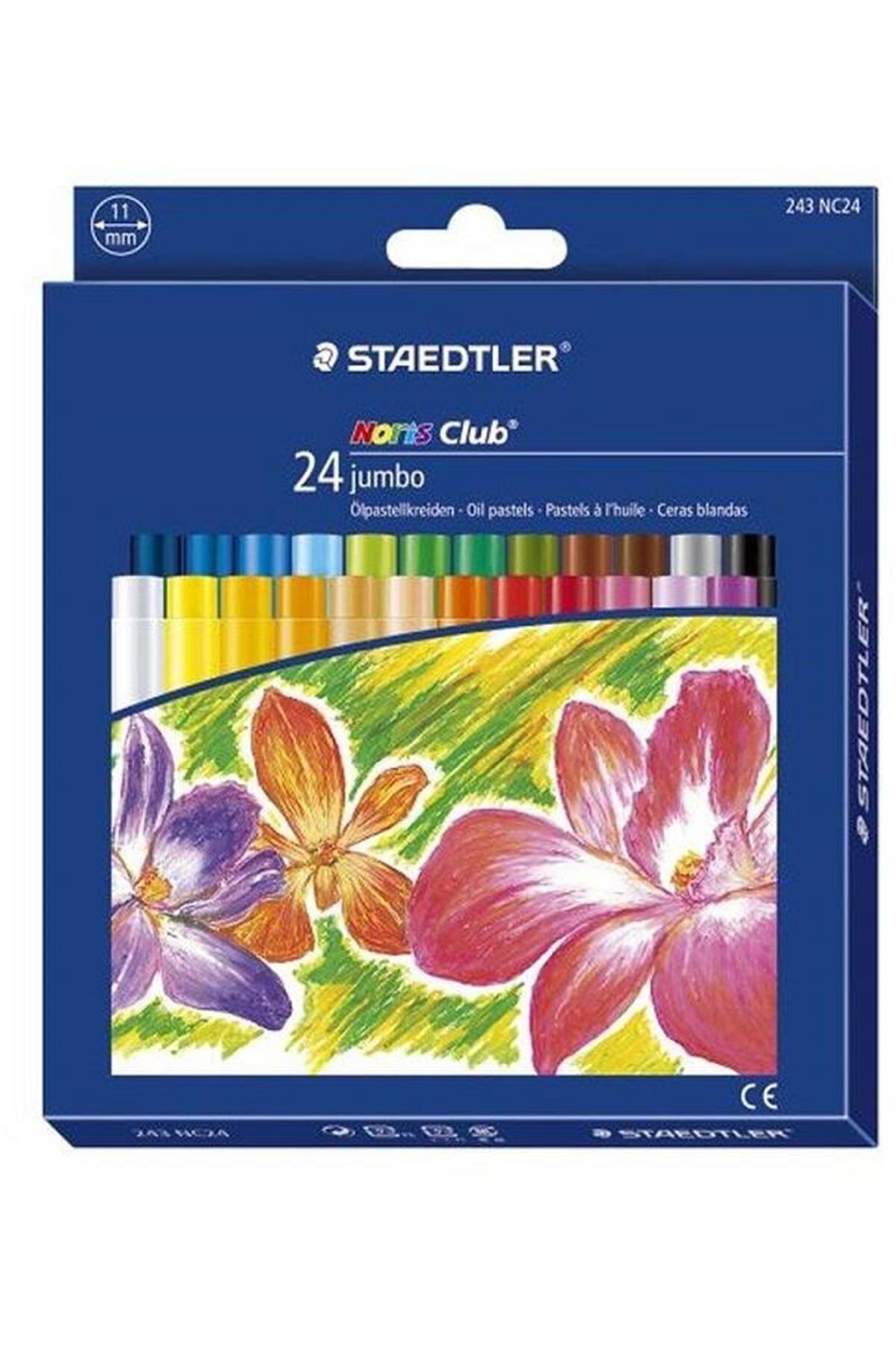 Staedtler Marka: Noris 24 Renk Yağlı Pastel 243 Nc24
