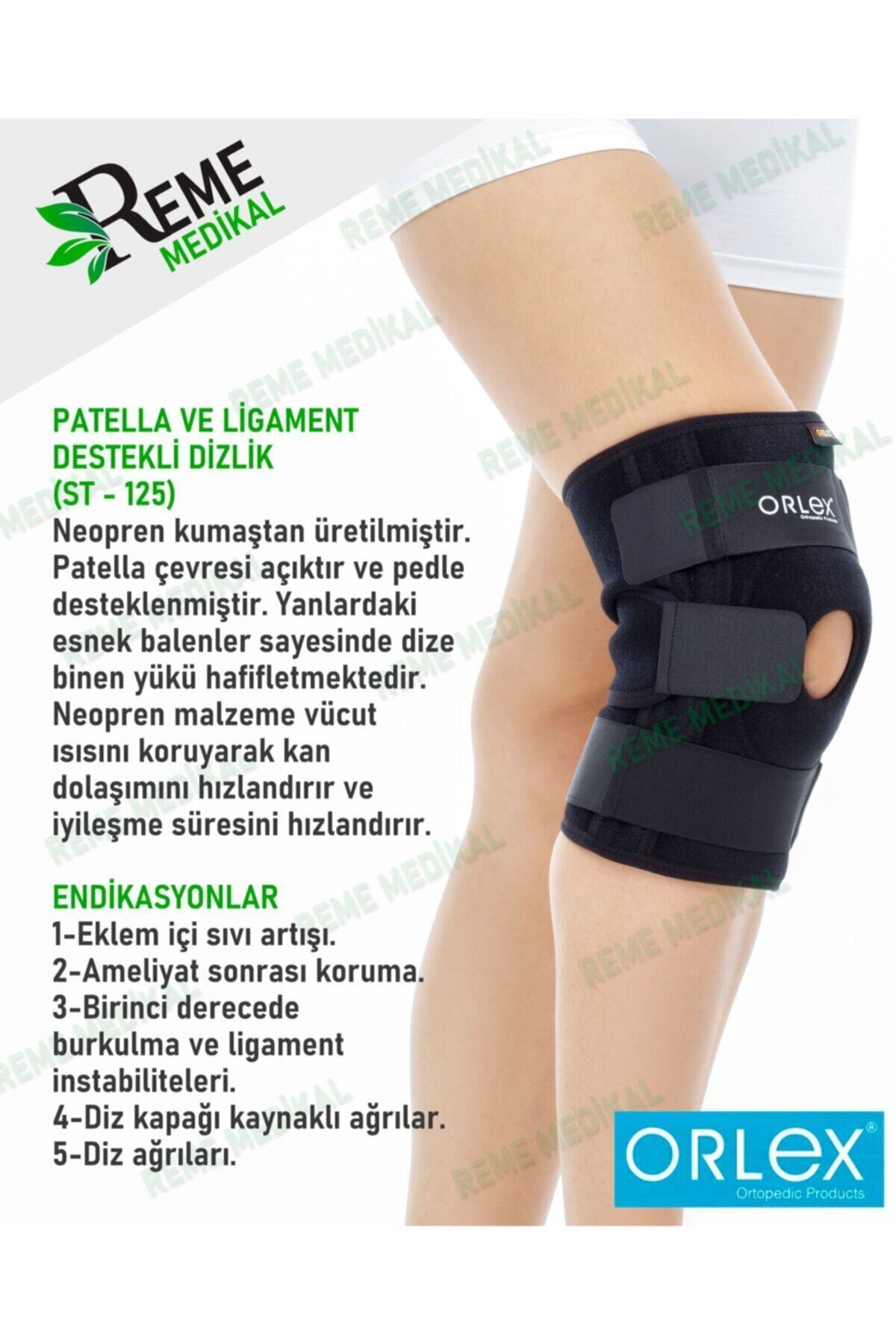 ORLEX Standart Patella ve Ligament Destekli Dizlik