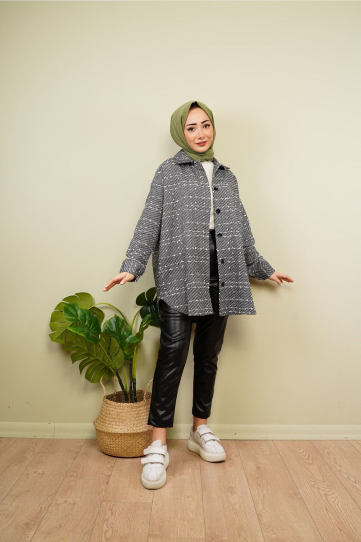 KAMİL KESKİN Melanjlı Tüvit Gömlek