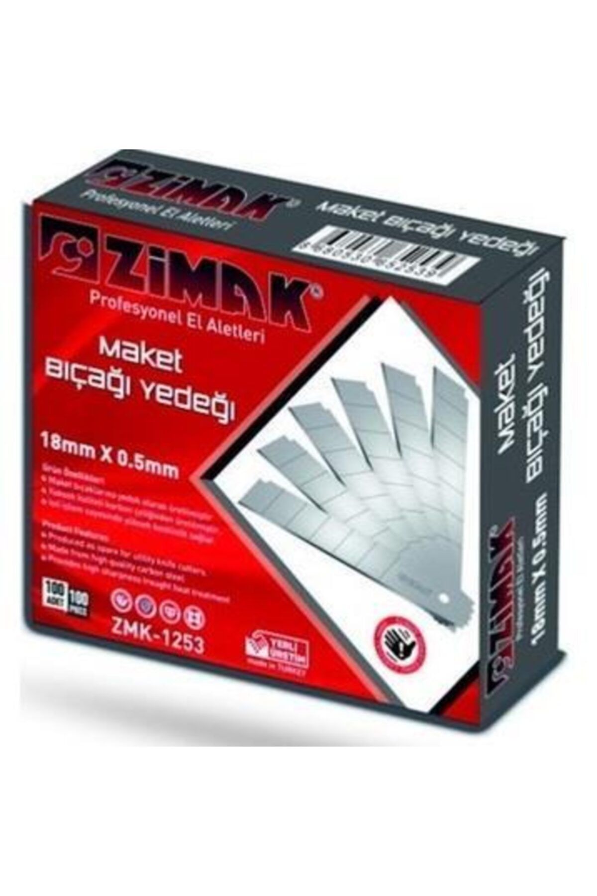 Buluyo Maket Bıçağı 18mm Geniş 100 Adet Kargo Ücretsiz