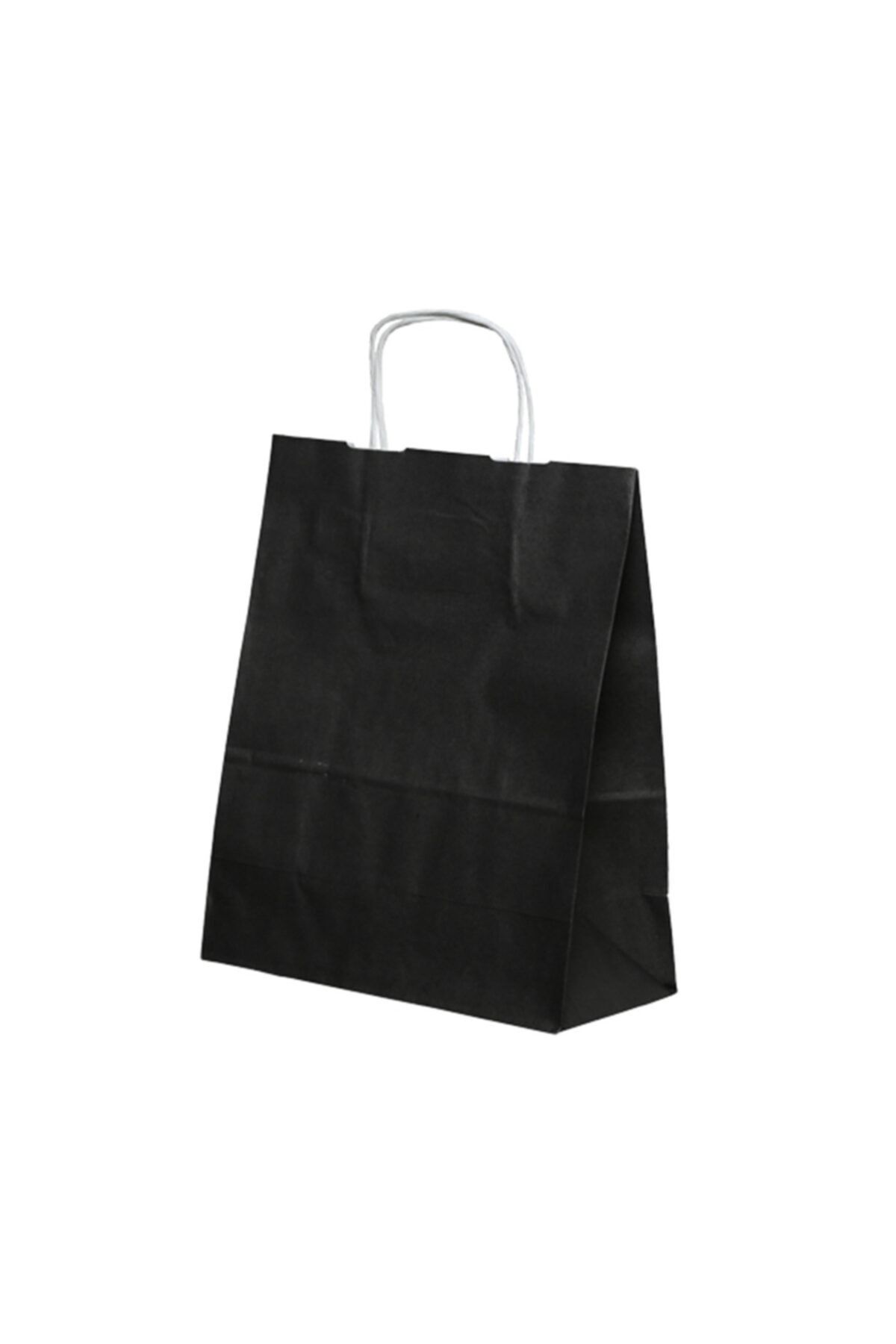 Kraft Siyah Çanta 25x12x31 cm  10 Adet