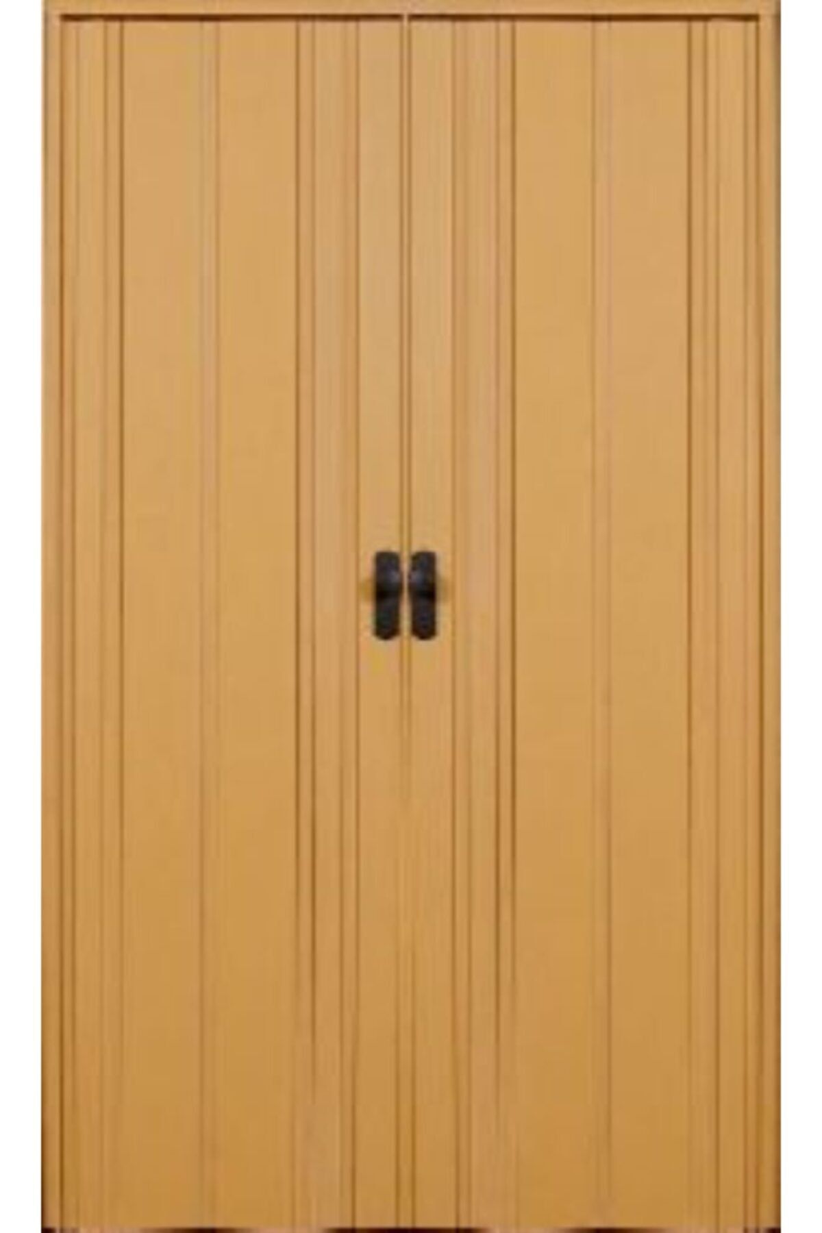 ERİKMANN Akordiyon Kapı 222 H 252 Cm Meşe Pvc Panolu Çift Açılım Katlanır