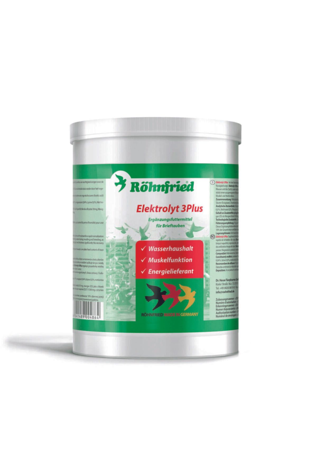 Röhnfried Elektrolyt 3plus Kombine Elektrolit Karışımı 50 Gr Bölünmüş Ürün