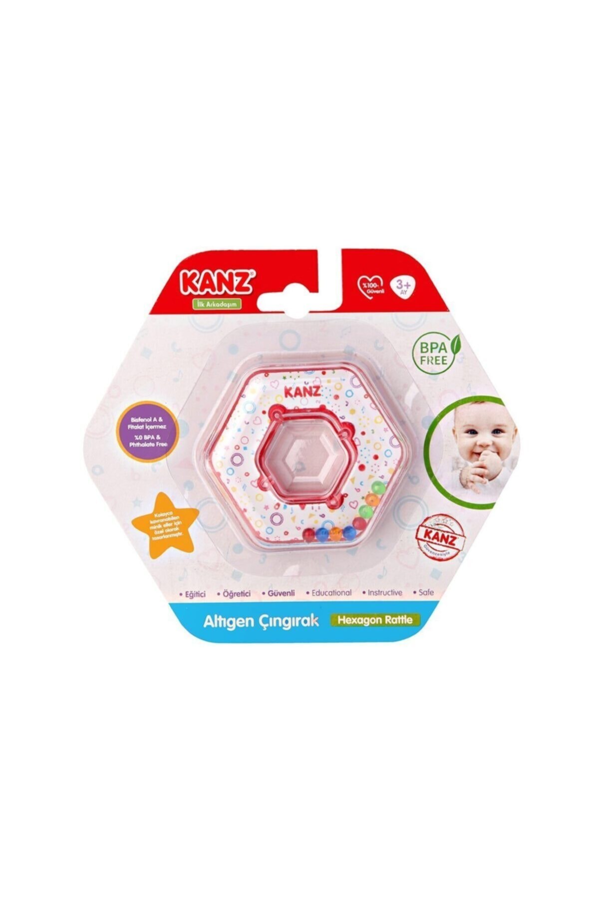 DetoksHome 30734 Kanz Altıgen Çıngırak / +3 Ay