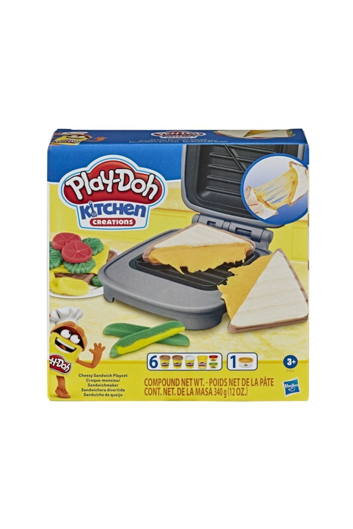 DetoksHome E7623 Play-doh Tost Makinesi Oyun Seti / +3 Yaş