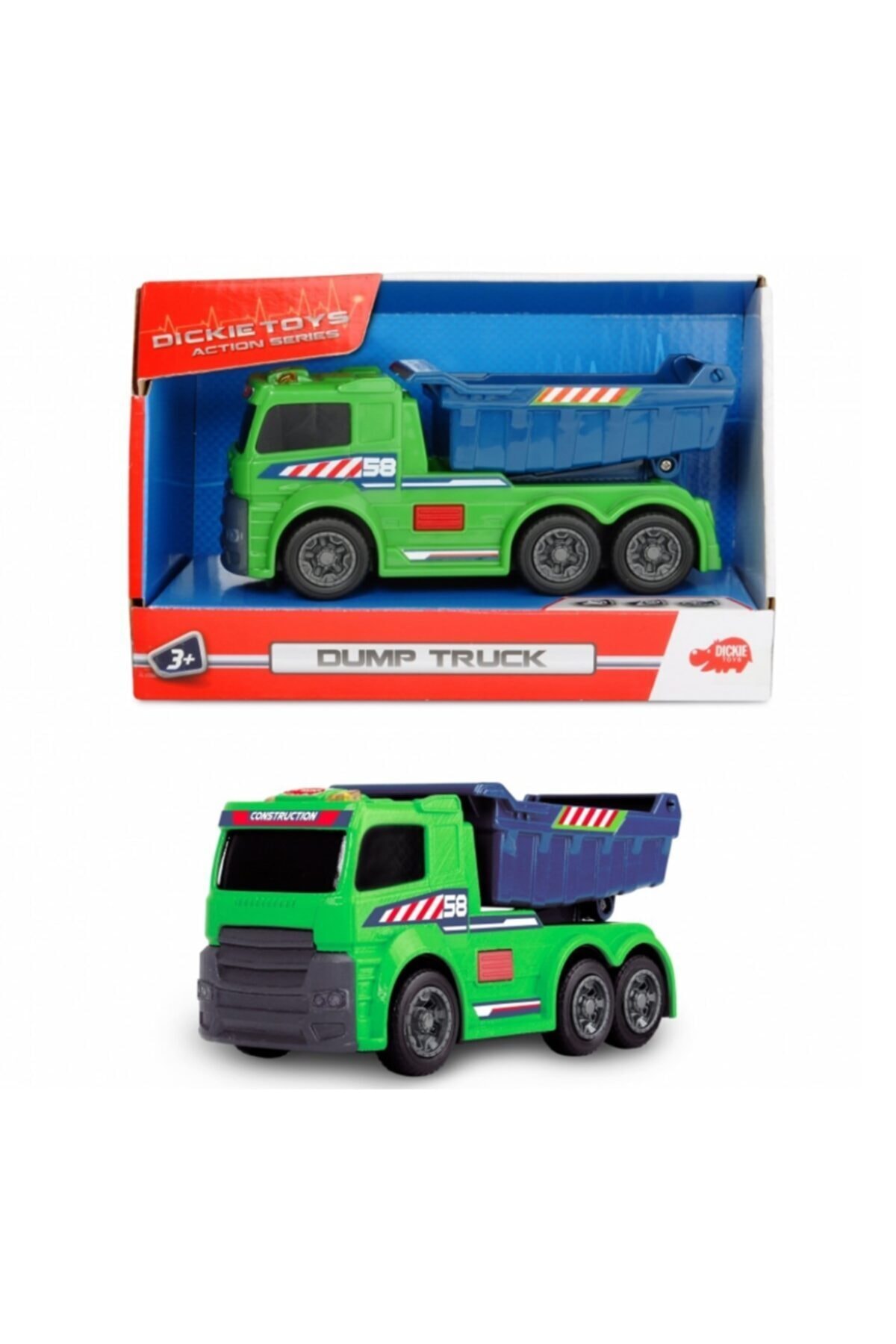 DetoksHome 203302005 Dickie Sesli Işıklı Damperli Kamyon