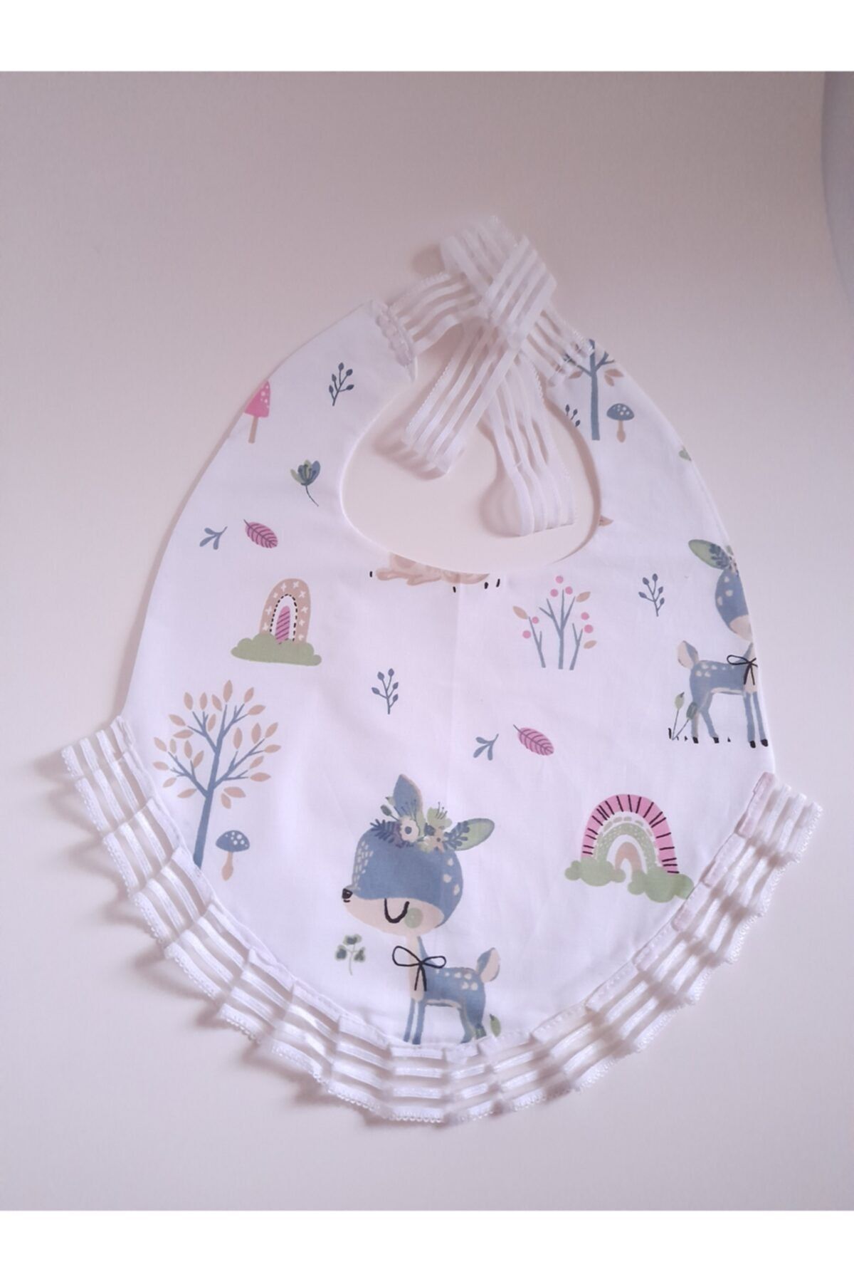 LUNA BABY Çift Katlı %100 Organik Bambi Bebek Ve Çocuk Yakalık Mama Önlüğü